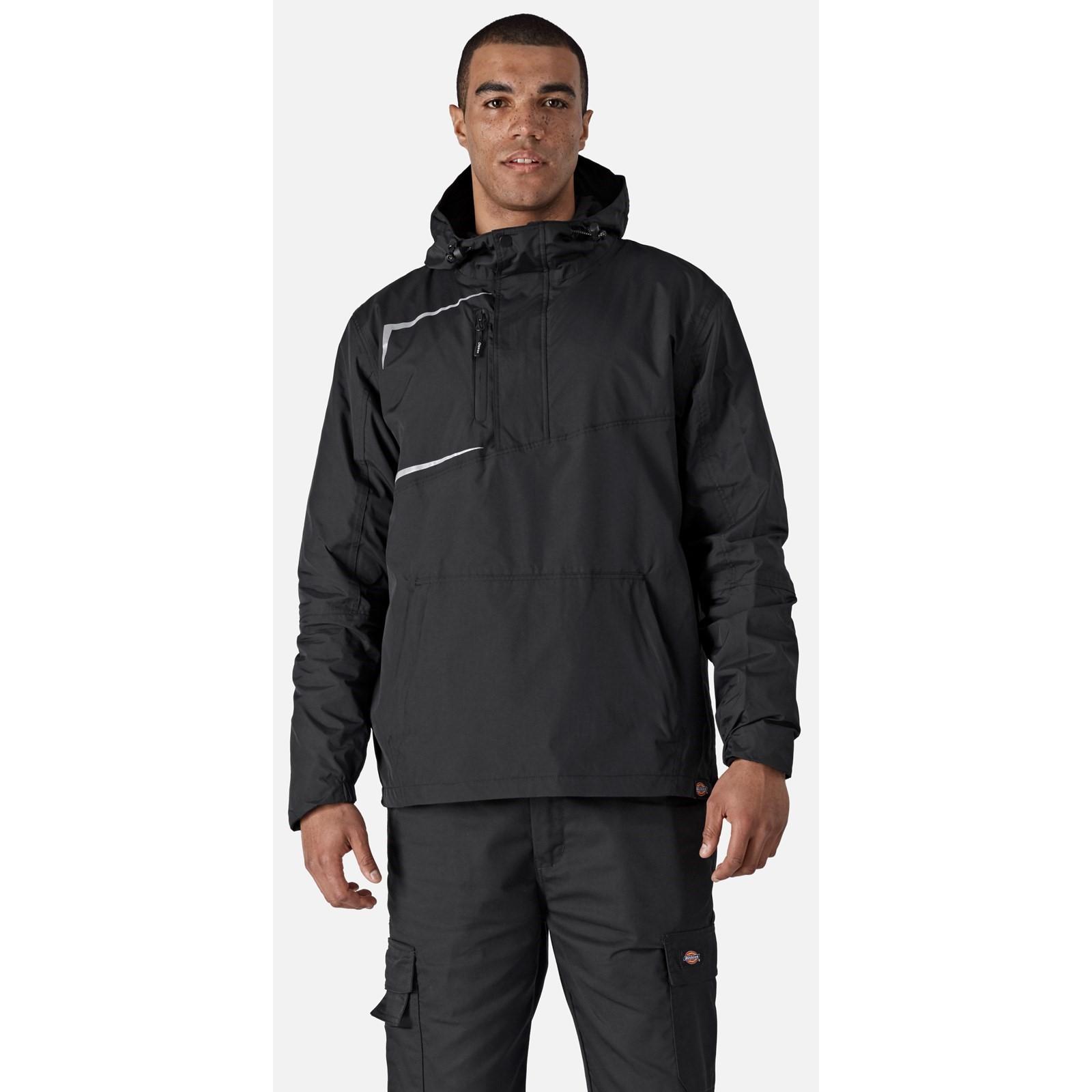 Dickies Generation Overhead Waterproof Jacket - Black in Black
