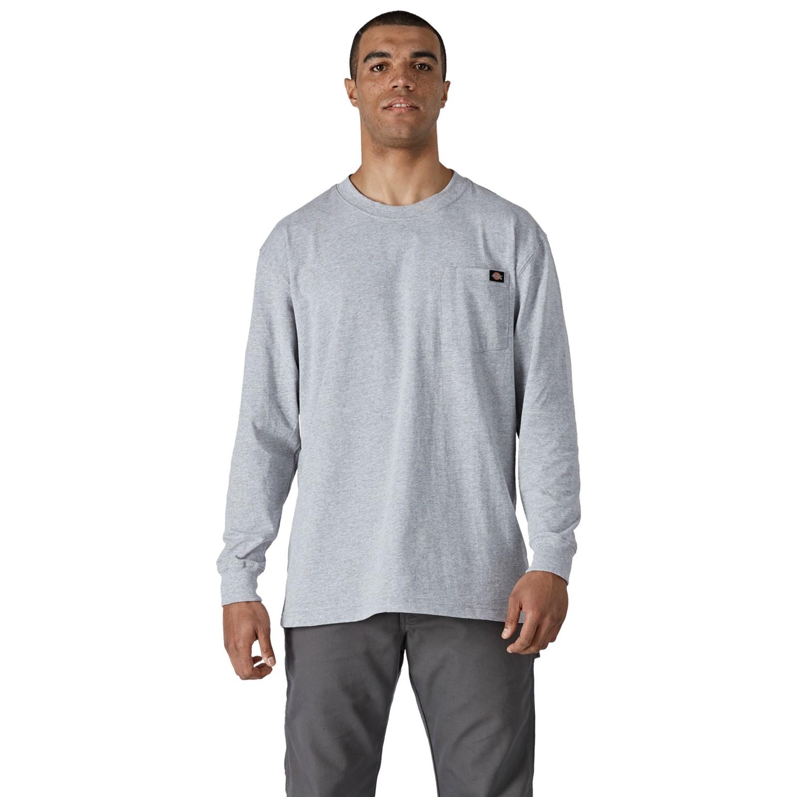 Dickies Pocket Tee Long Sleeve - Charcoal