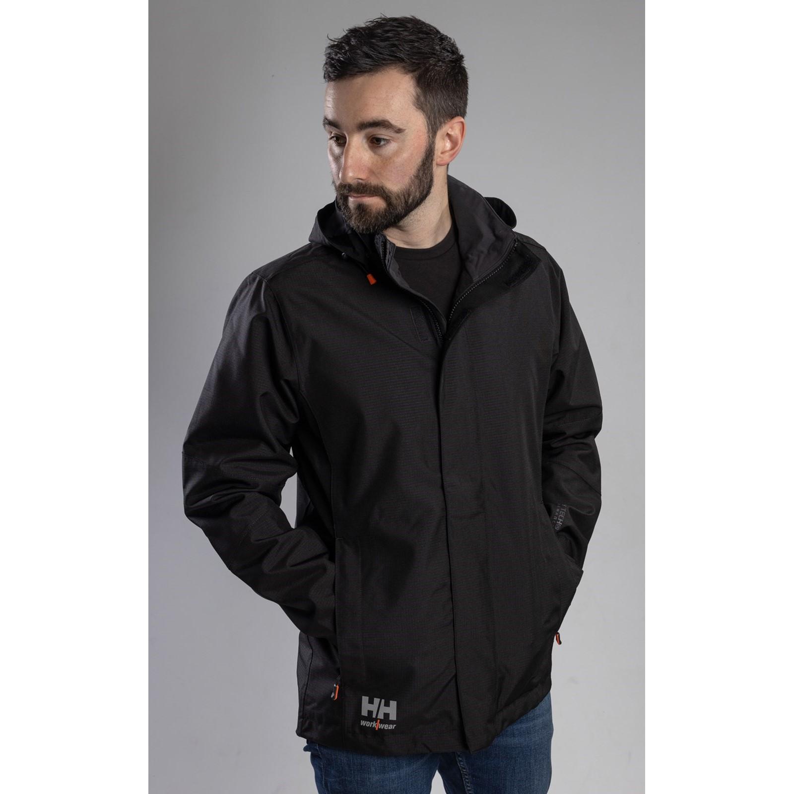 Helly Hansen Workwear Oxford Shell Jacket - Black in Black