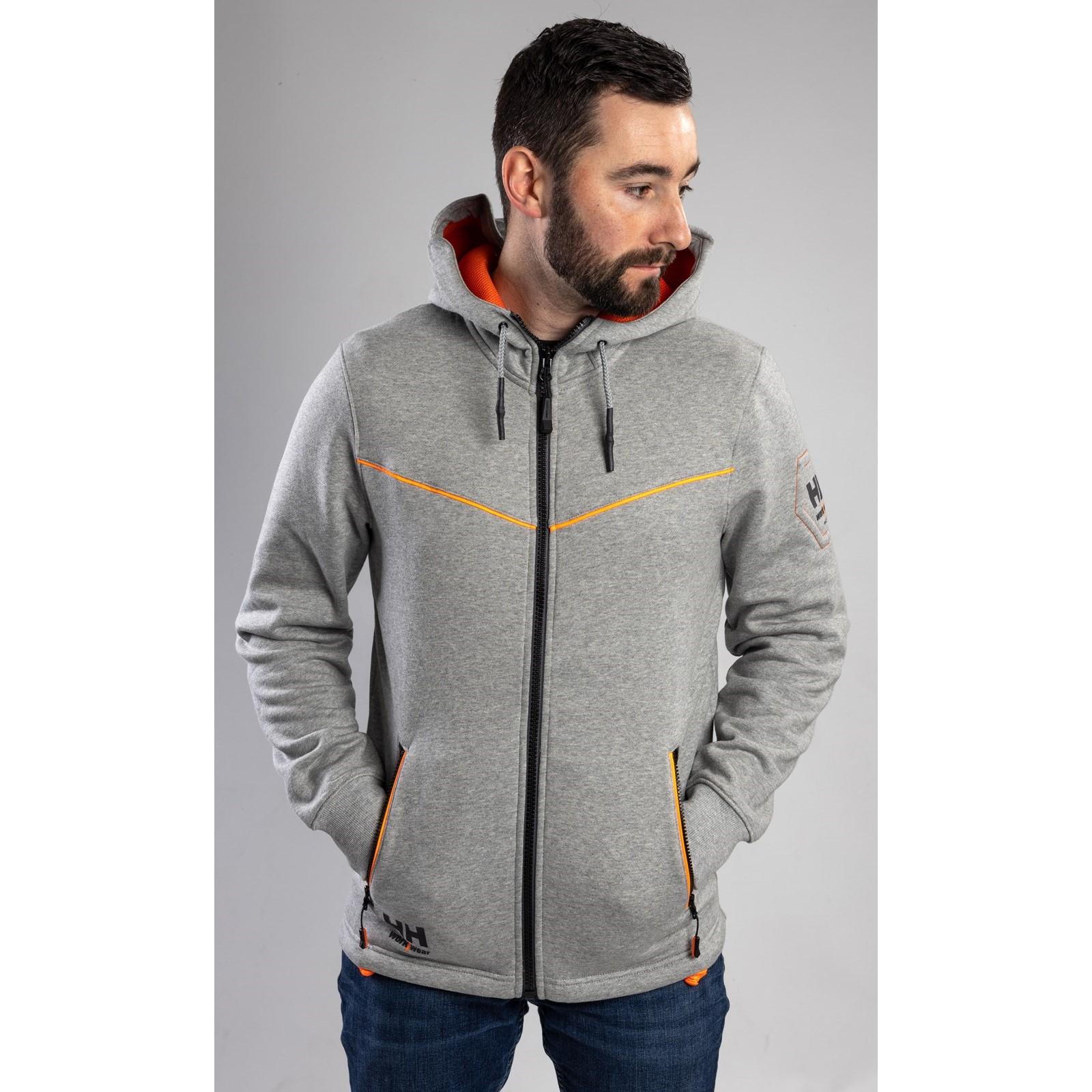 Helly Hansen Workwear Chelsea Evolution Hood - Grey Melange in Grey Melange