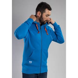 Helly Hansen Workwear Oxford Zip Hoodie - Racer Blue