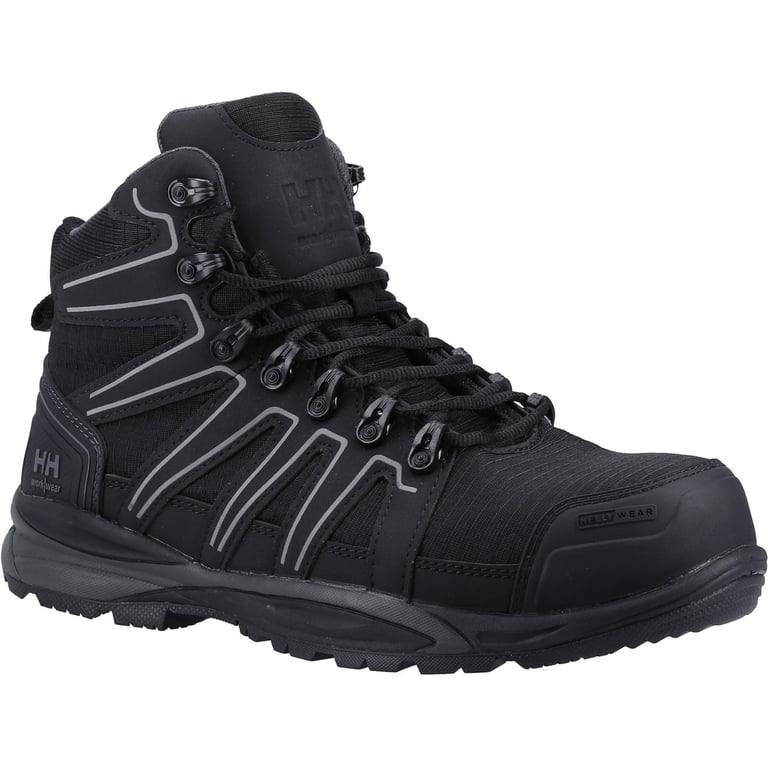 Helly Hansen Workwear Manchester Mid S3 Safety Boot - Black/Grey