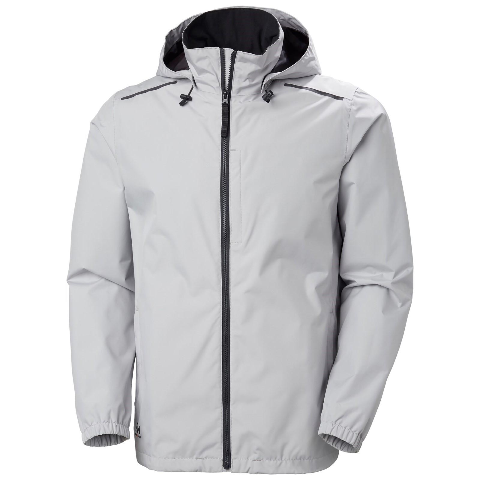 Helly Hansen Workwear Manchester 2.0 Shell Jacket - Grey Fog in Grey Fog