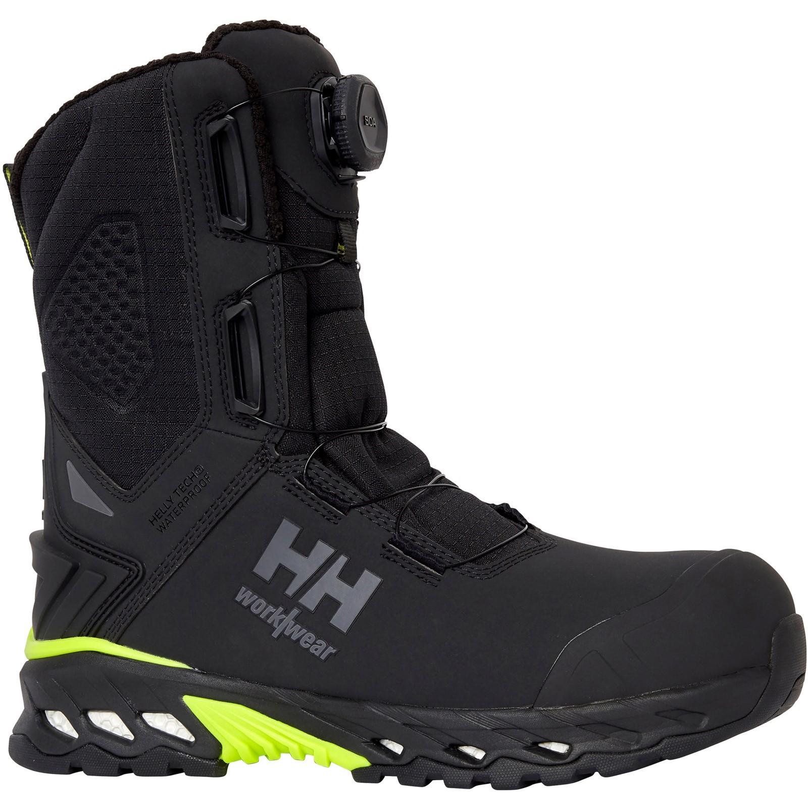 Helly Hansen Workwear Magni Evo Winter Tall Boa - Black/Dark Lime in Black/Dark Lime