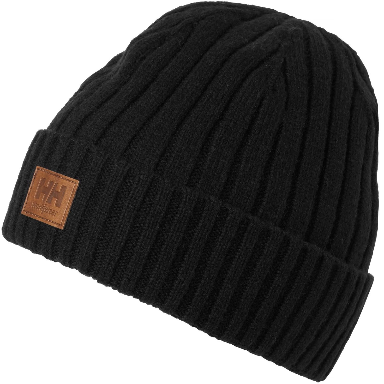Helly Hansen Workwear Classic Wool Cuff Beanie - Black in Black