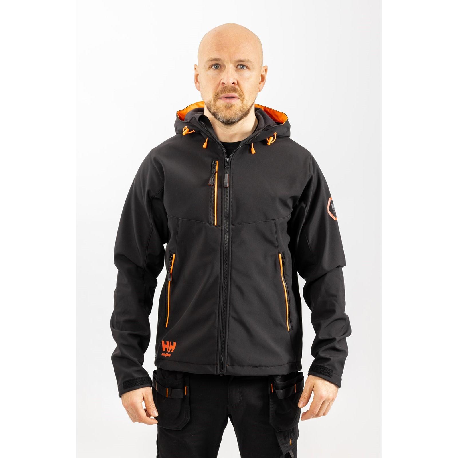 Helly Hansen Workwear Chelsea Evolution Hooded Softs - Black in Black