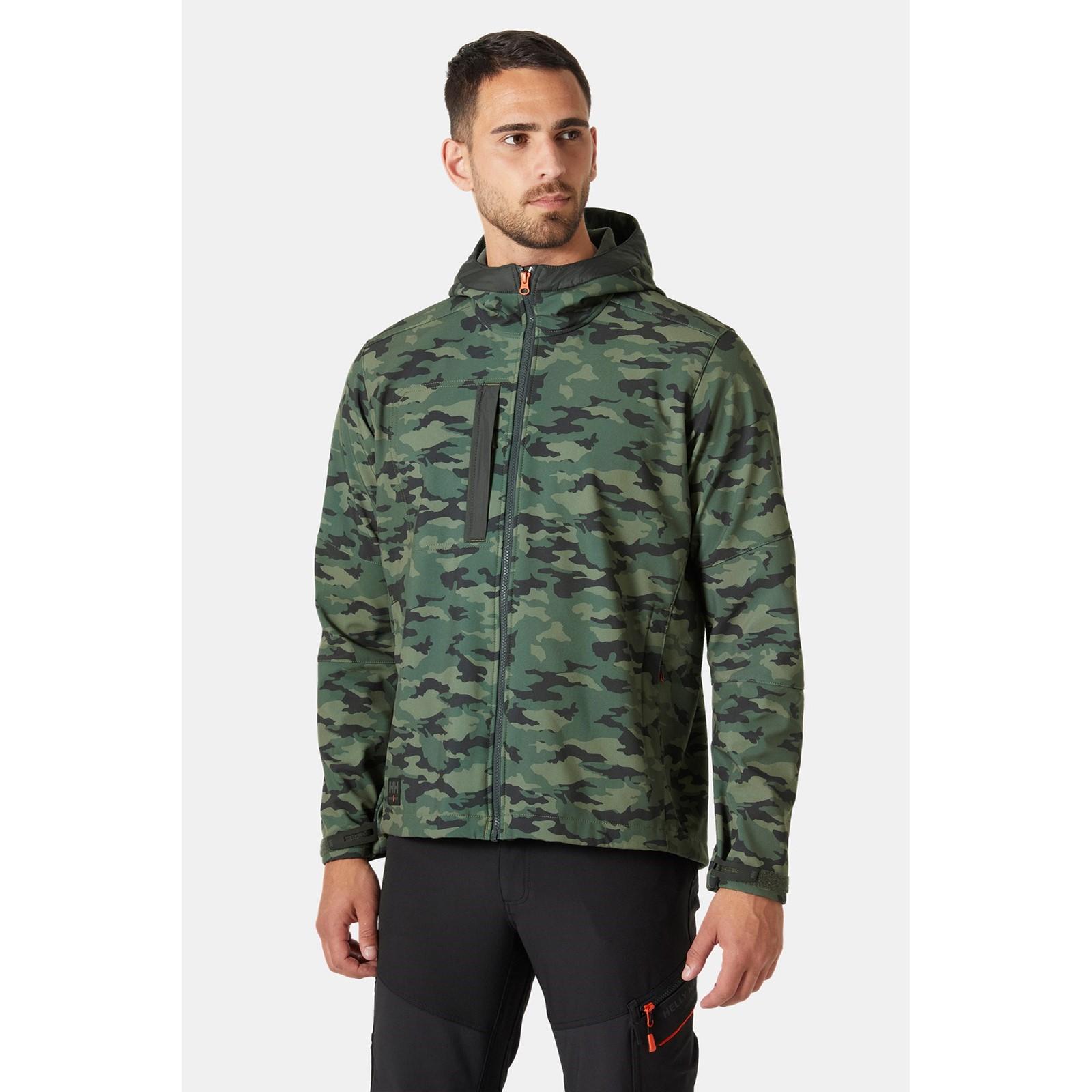 Helly Hansen Workwear Helly Hansen Workwear Kensington Hooded Softshell Jacket - Camo in Camo
