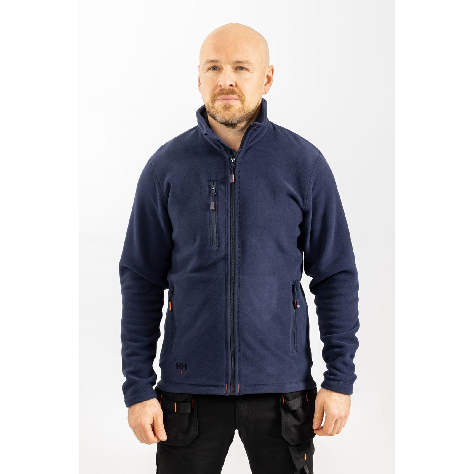 Helly Hansen Workwear Oxford Fleece Jacket - Navy