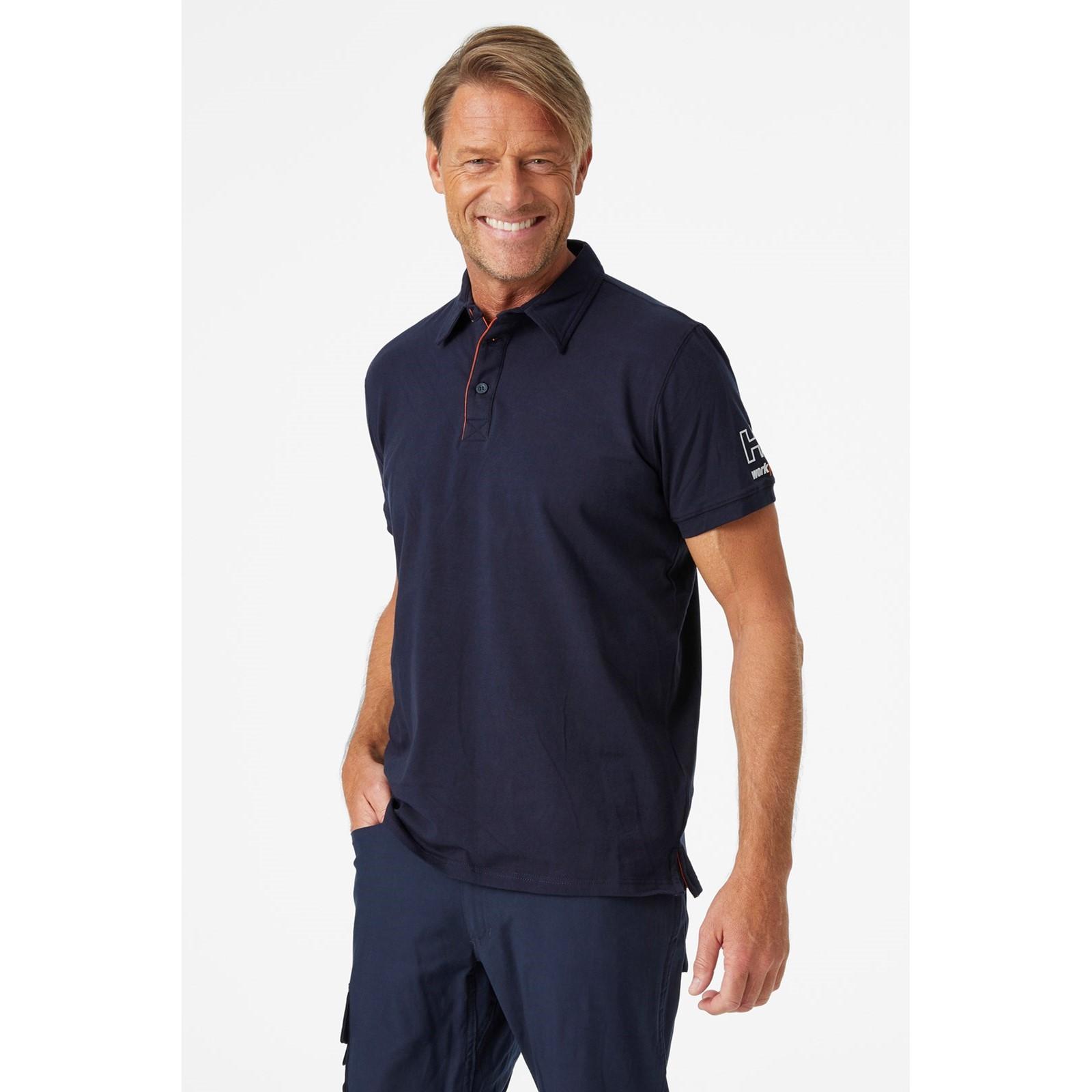 Helly Hansen Workwear Kensington Polo - Navy in Navy