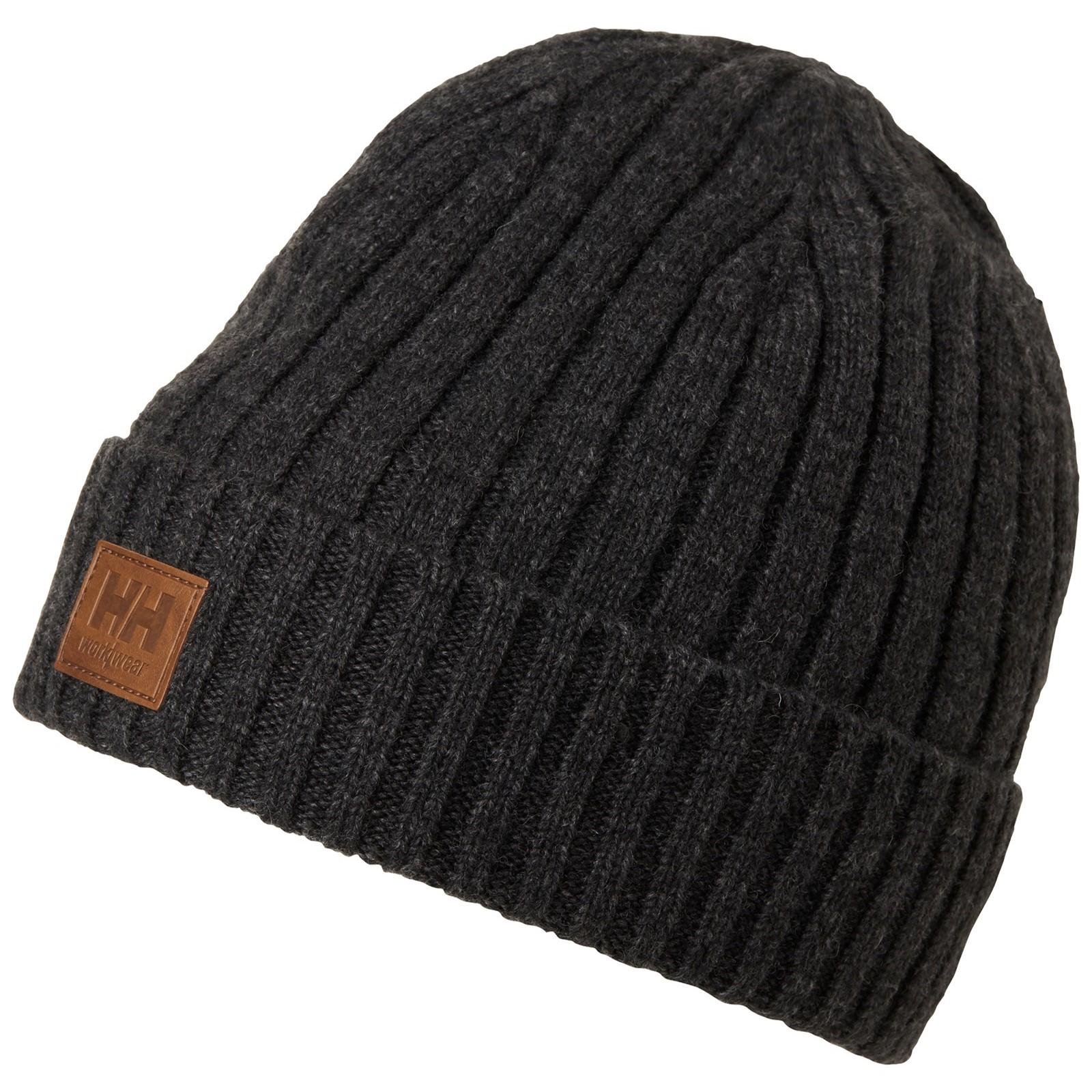 Helly Hansen Workwear Classic Wool Cuff Beanie - Dark Grey in Dark Grey