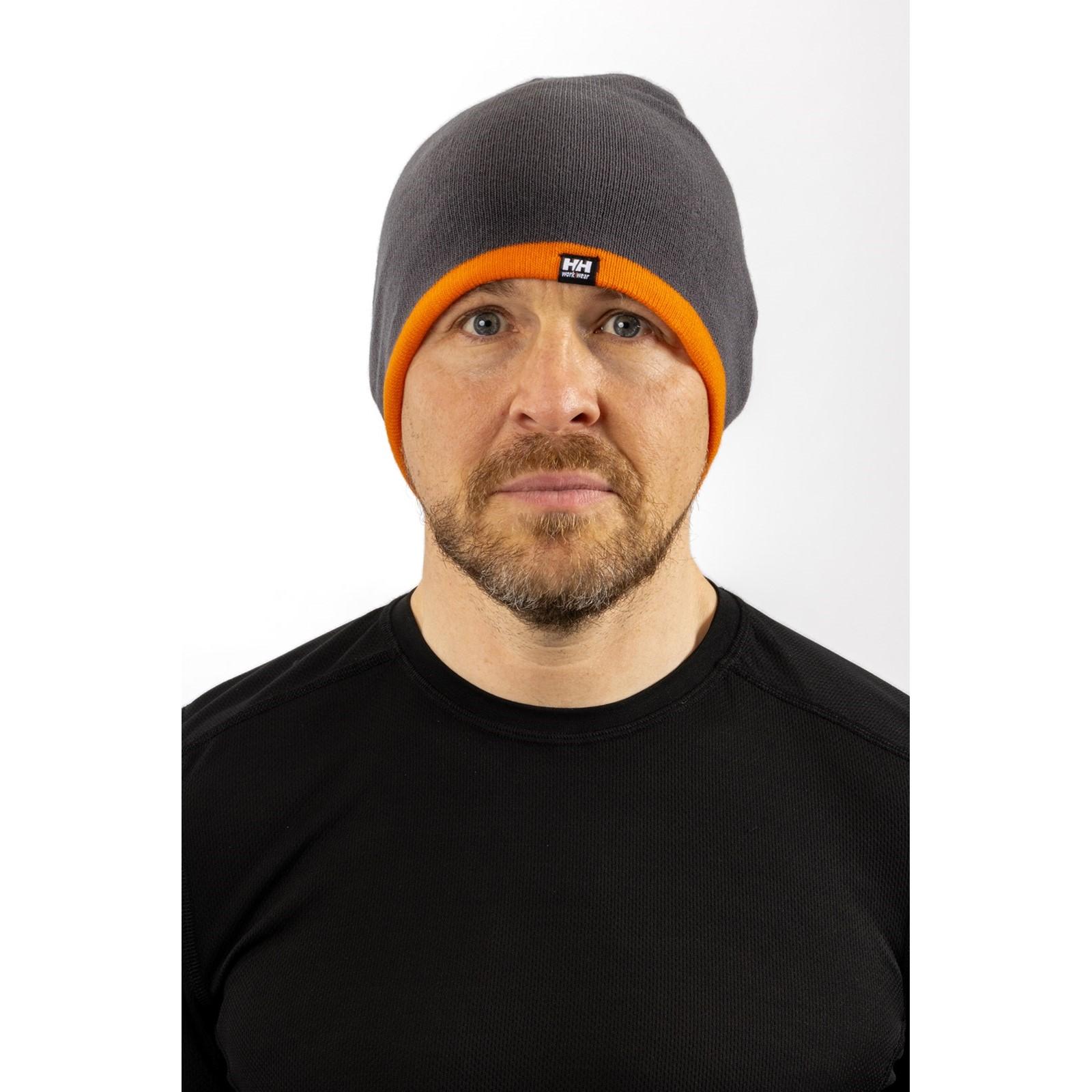 Helly Hansen Workwear Classic Reversible Beanie - Dark Grey/Orange