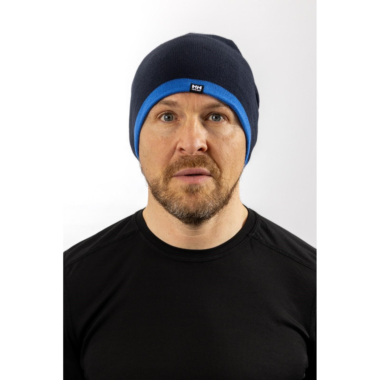 Helly Hansen Workwear Classic Reversible Beanie - Navy/Light Blue