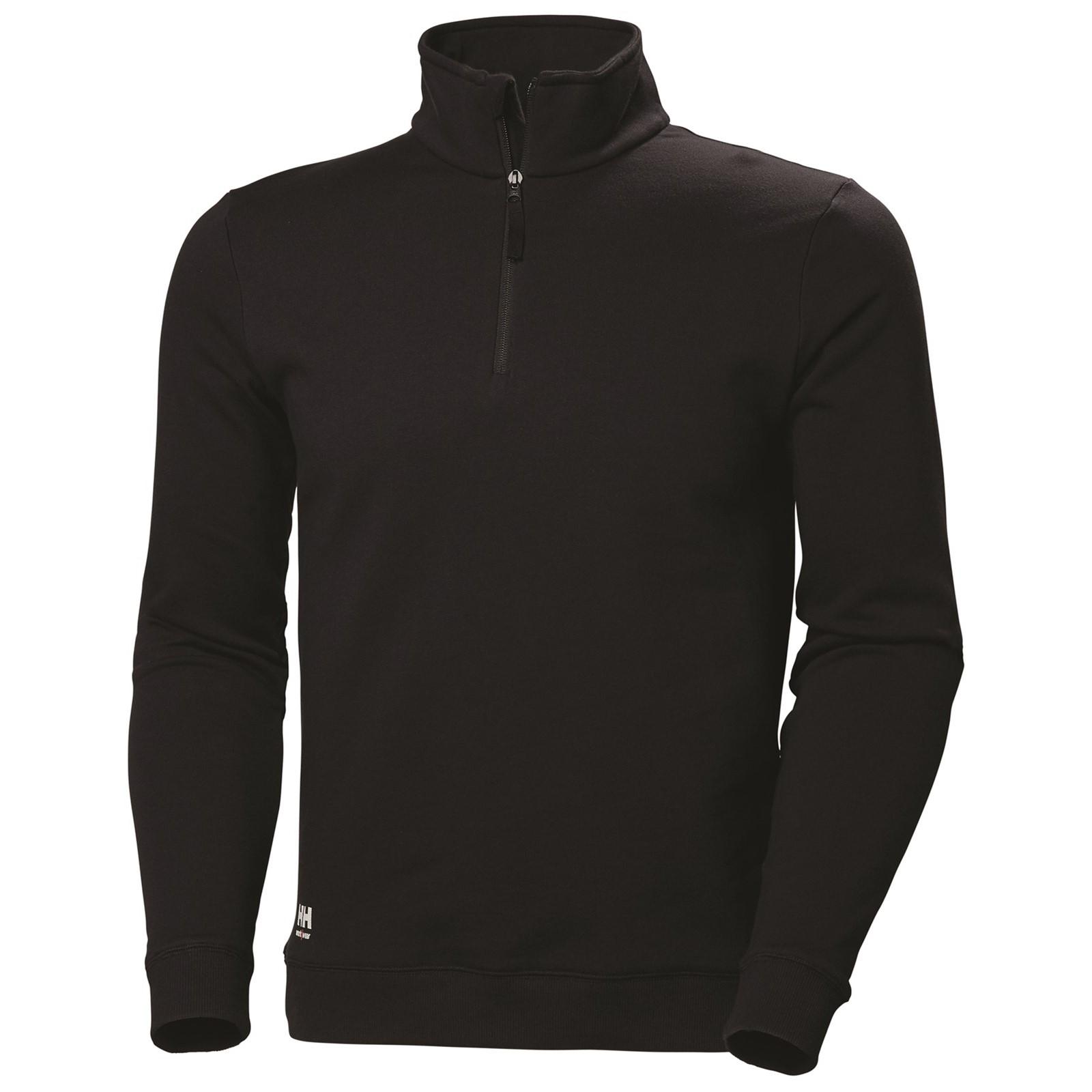 Helly Hansen Workwear Classic Half Zip Sweatshirt - Black