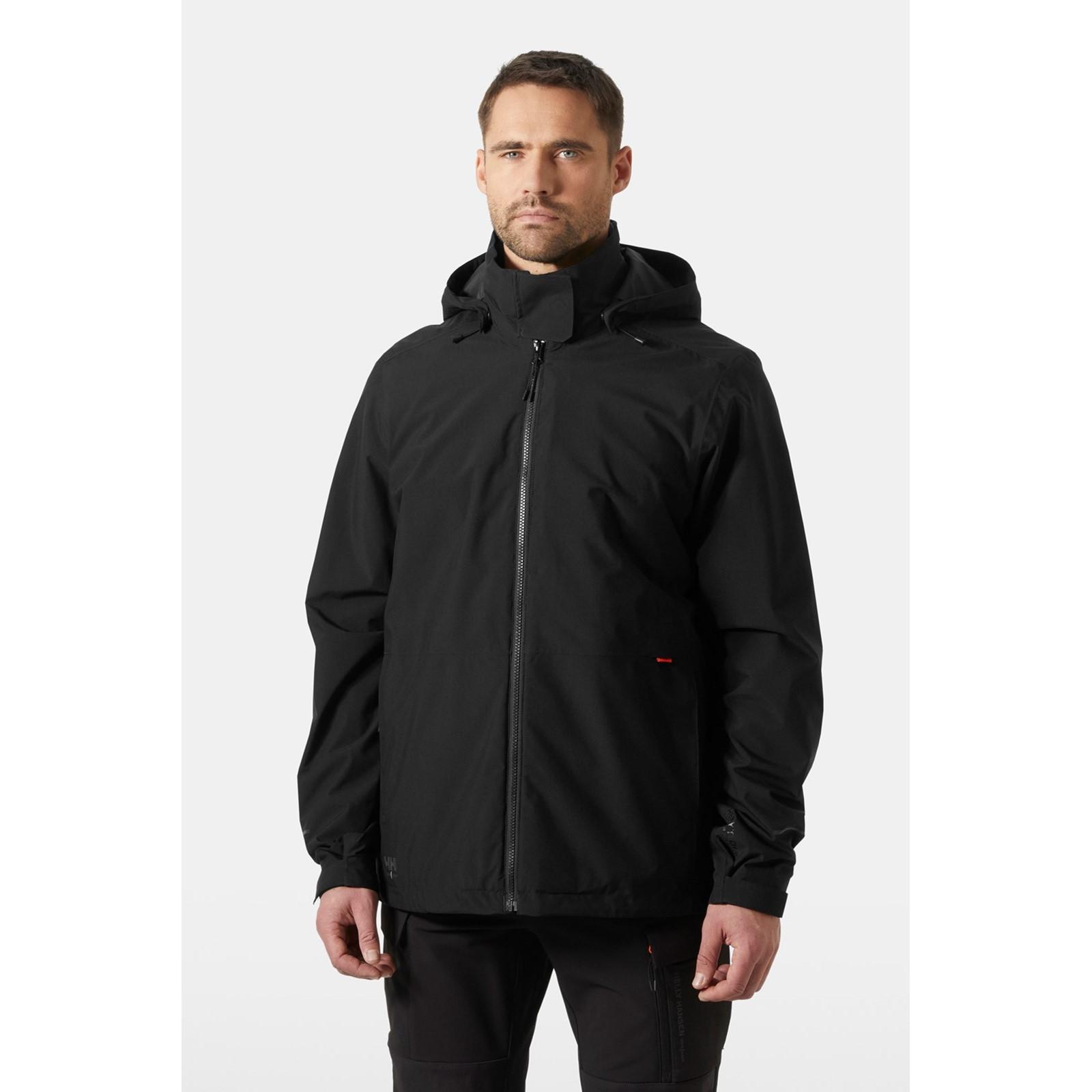 Helly Hansen Workwear Manchester 2.0 Urban Shell Jacket - Black in Black