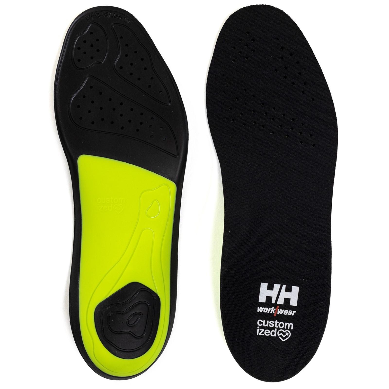 Helly Hansen Workwear Dynamic Arch Insole - Medium - Black/ Dark Lime