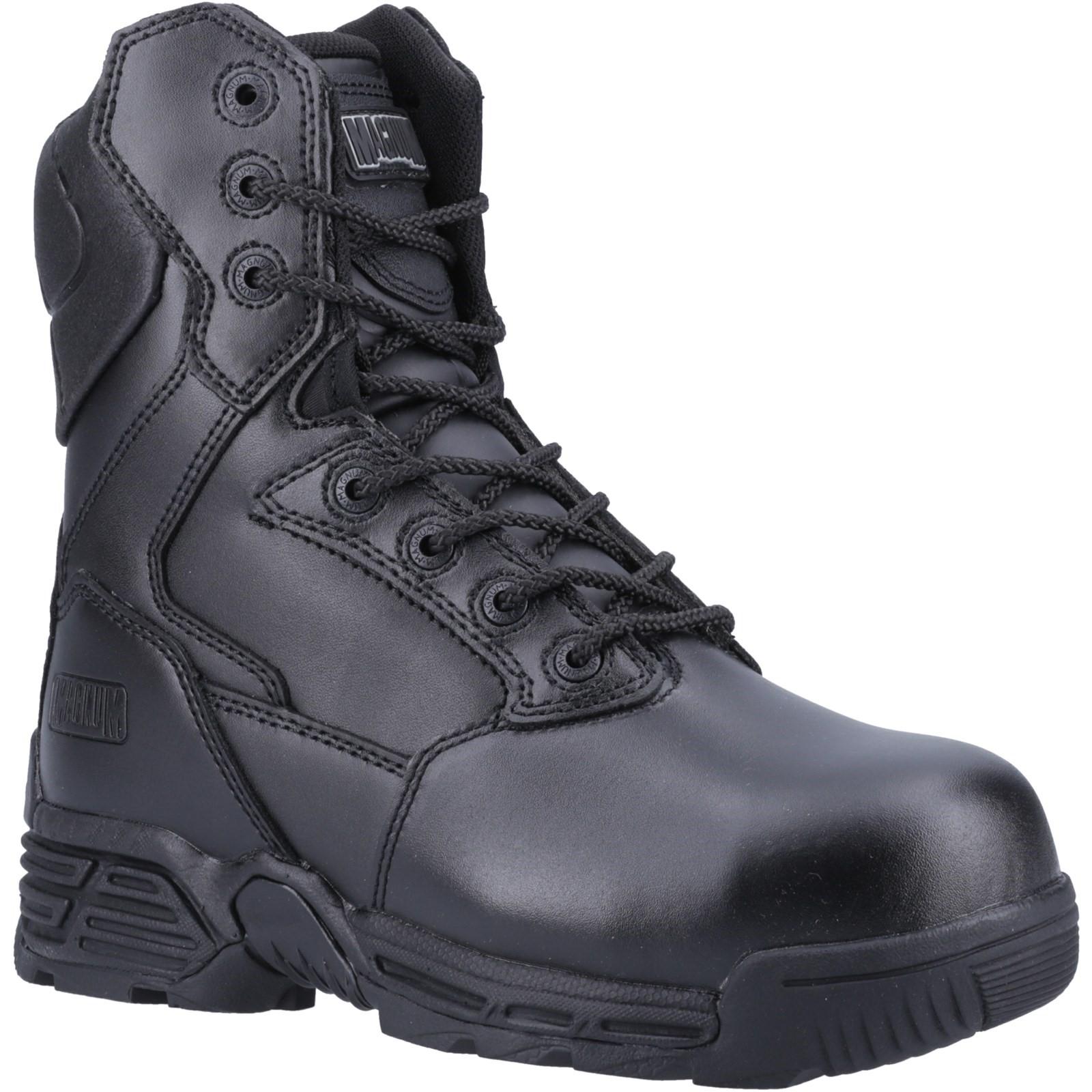 Magnum Stealth Force 8.0 CT CP Uniform Safety Boot - Black in Black