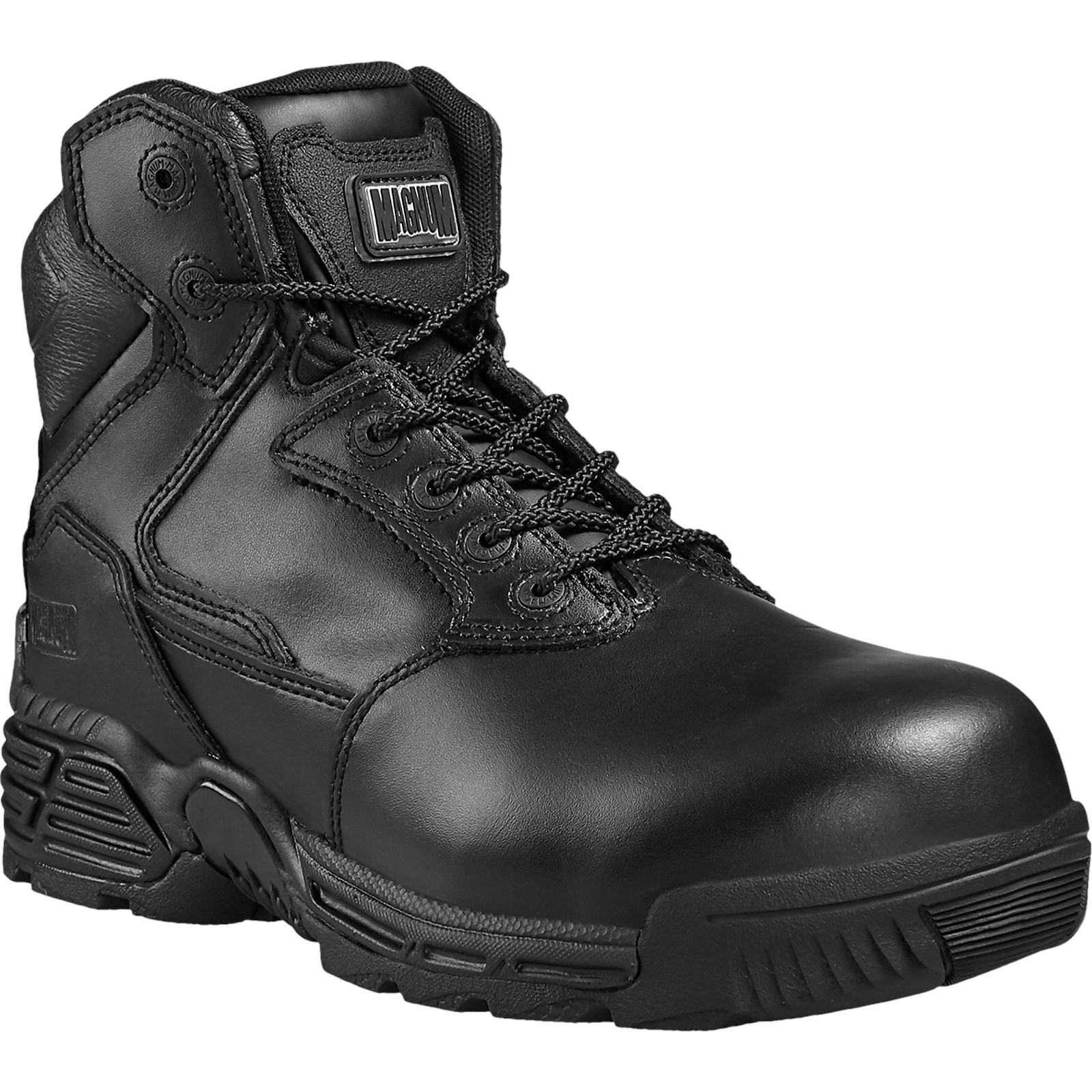 Magnum Stealth Force 6.0 CT CP Uniform Safety Boot - Black in Black