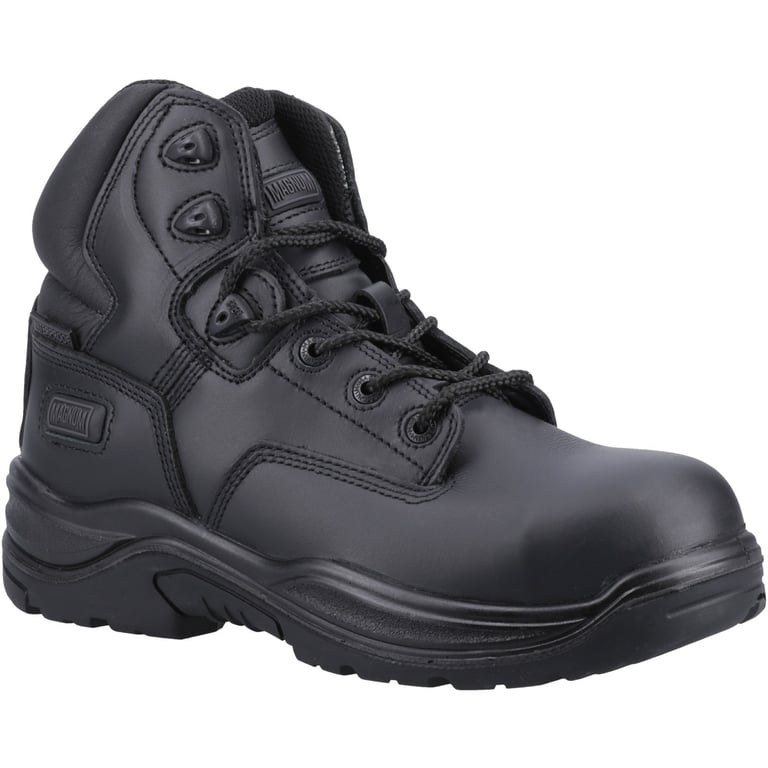 Magnum Responder Side-Zip CT CP WP Uniform Safety Boot - Black