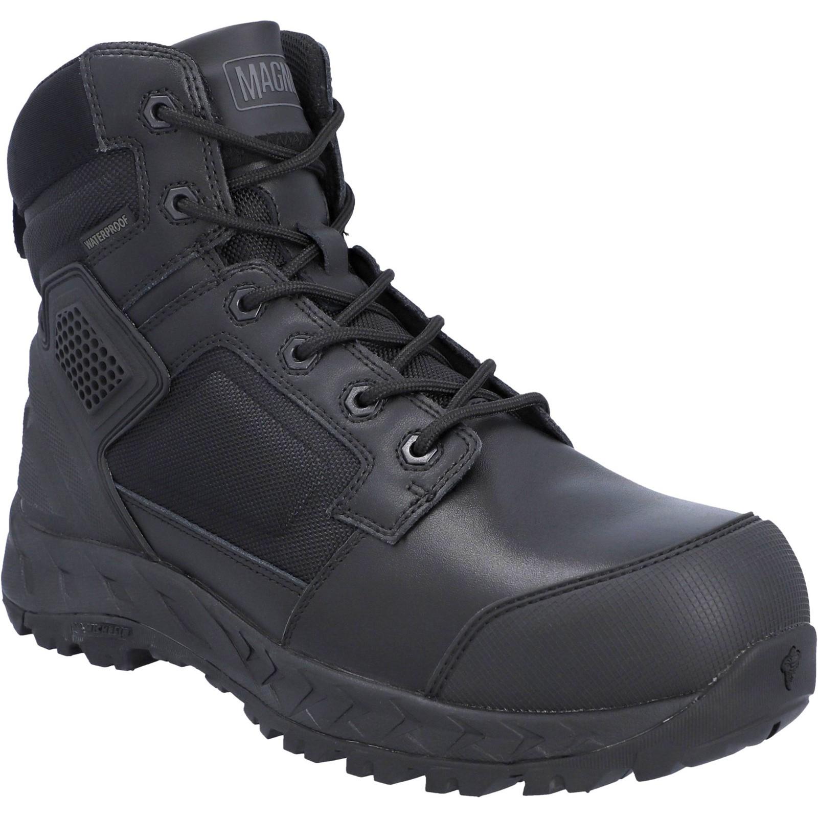 Magnum Spider Exo 6.0 CT CP WP SZ Safety Footwear - Black in Black