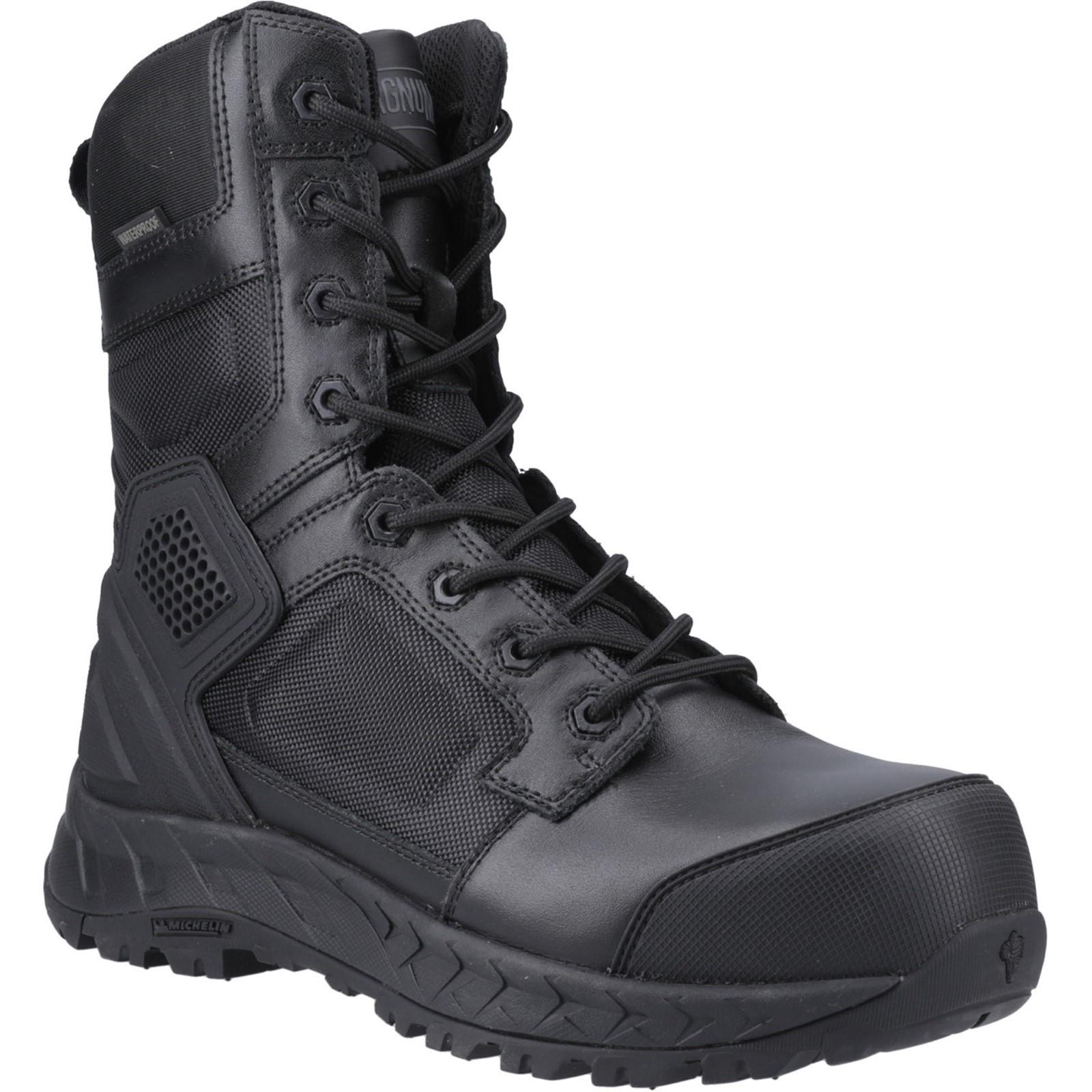 Magnum Spider Exo 8.0 CT CP WP SZ Safety Footwear - Black in Black