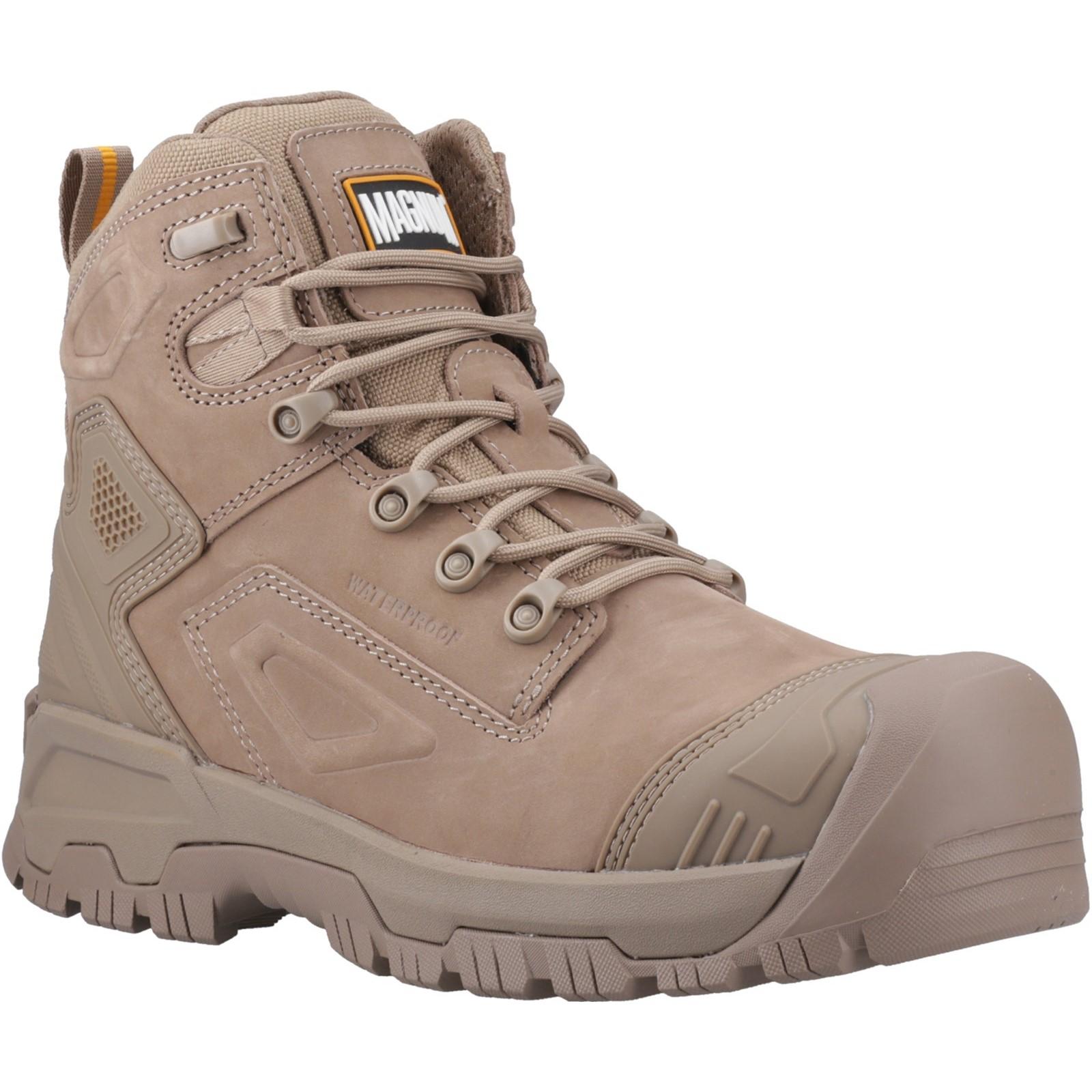 Magnum Highway 6" Waterproof Safety Footwear - Nubuck Stone in Nubuck Stone