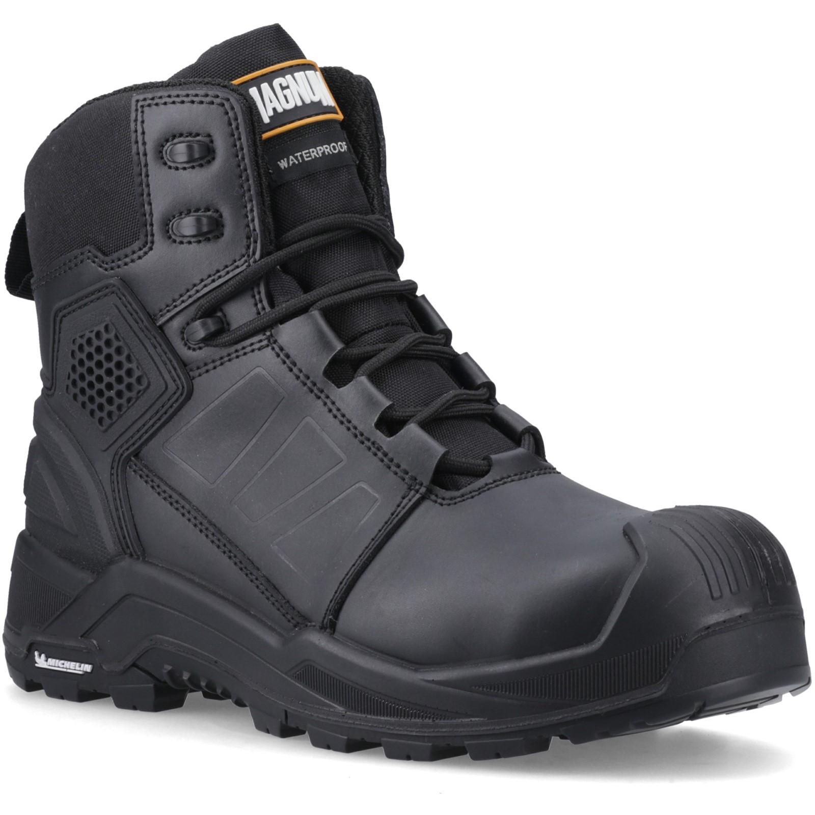 Magnum Storm Force 6" Waterproof Safety Footwear - Black in Black