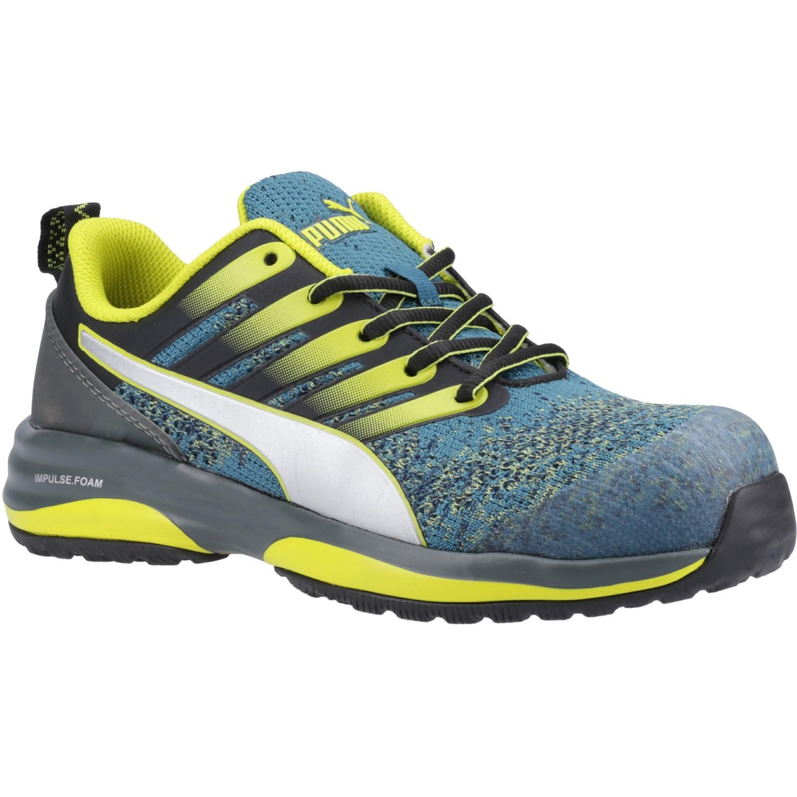 Puma Safety Charge Low Safety Trainer - Green/Combined in Green/Combined