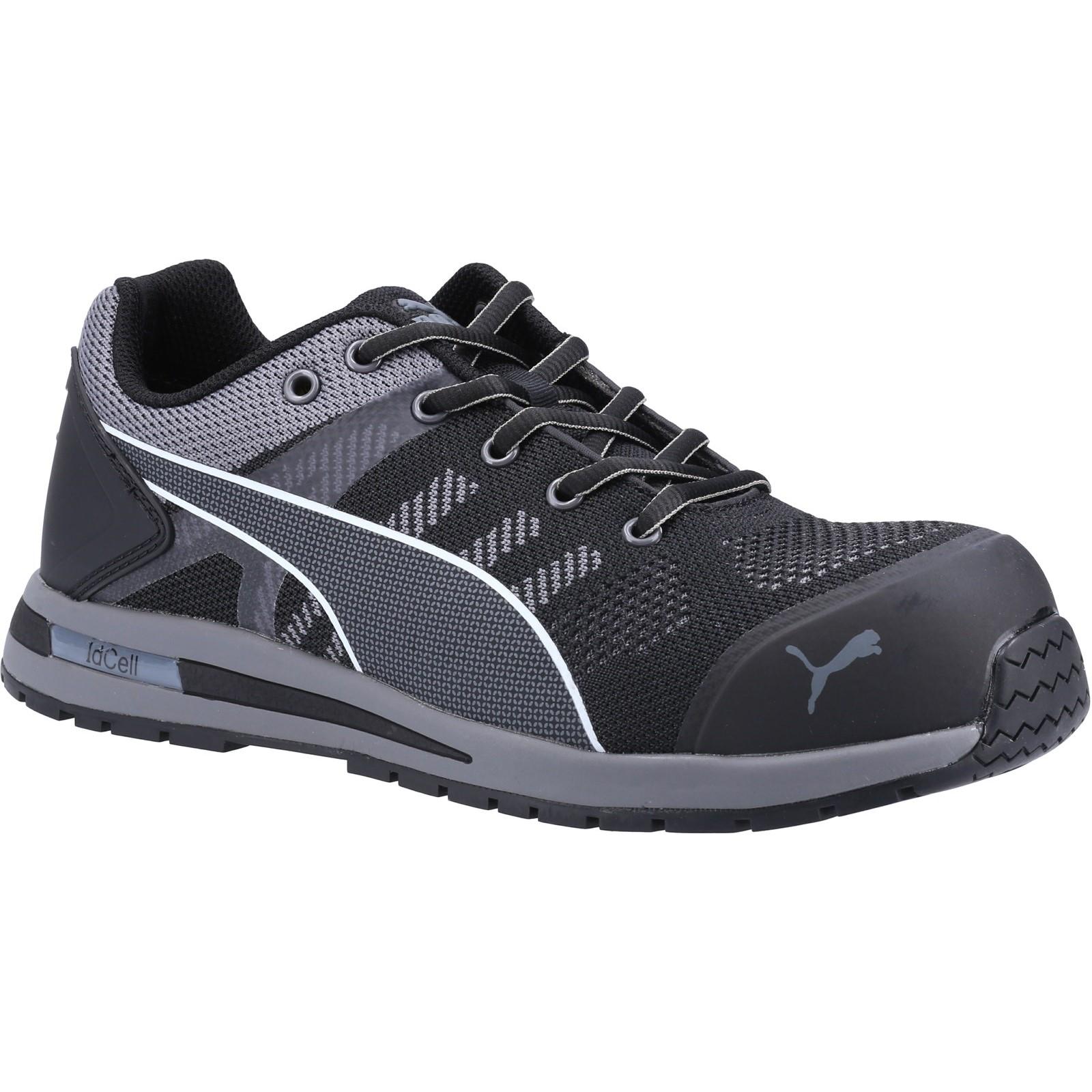 Puma Safety Puma Safety Elevate Knit LOW S1 Safety Trainer - Black in Black