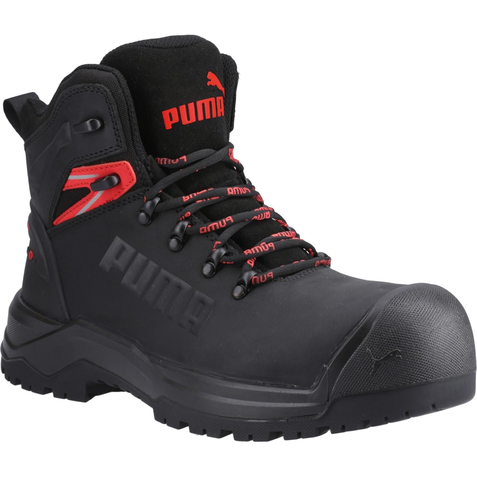 Puma Safety Iron Heavy Duty Boot - Black/Red in Black/Red