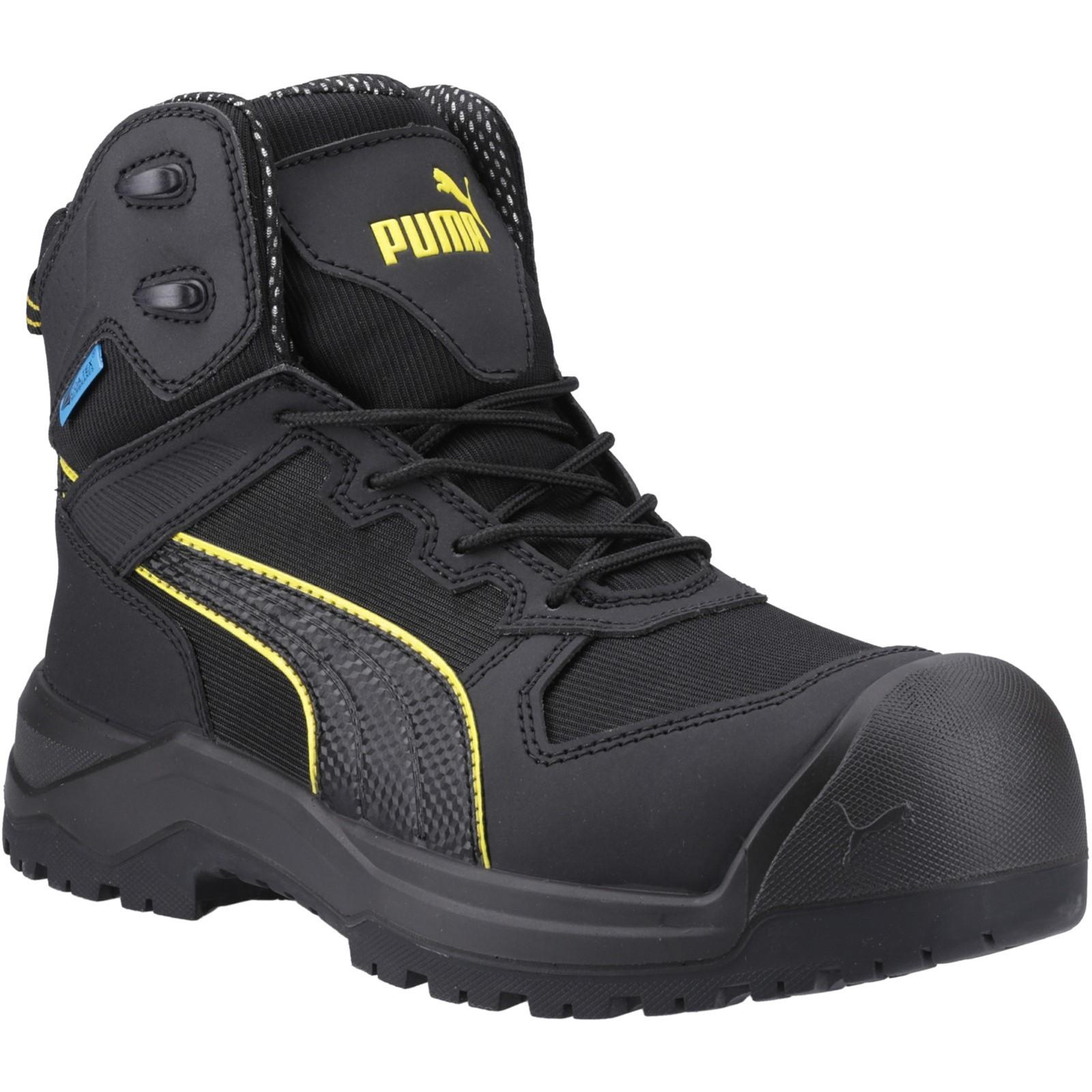 Puma Safety Rock Heavy Duty Waterproof Boot - Black/Yellow in Black/Yellow