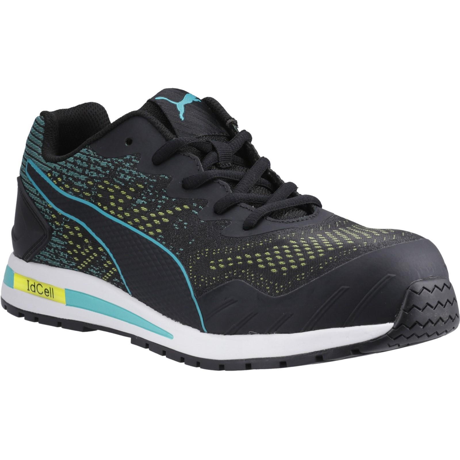 Puma Safety Vivid Green Heart Low Trainer - Black/Blue