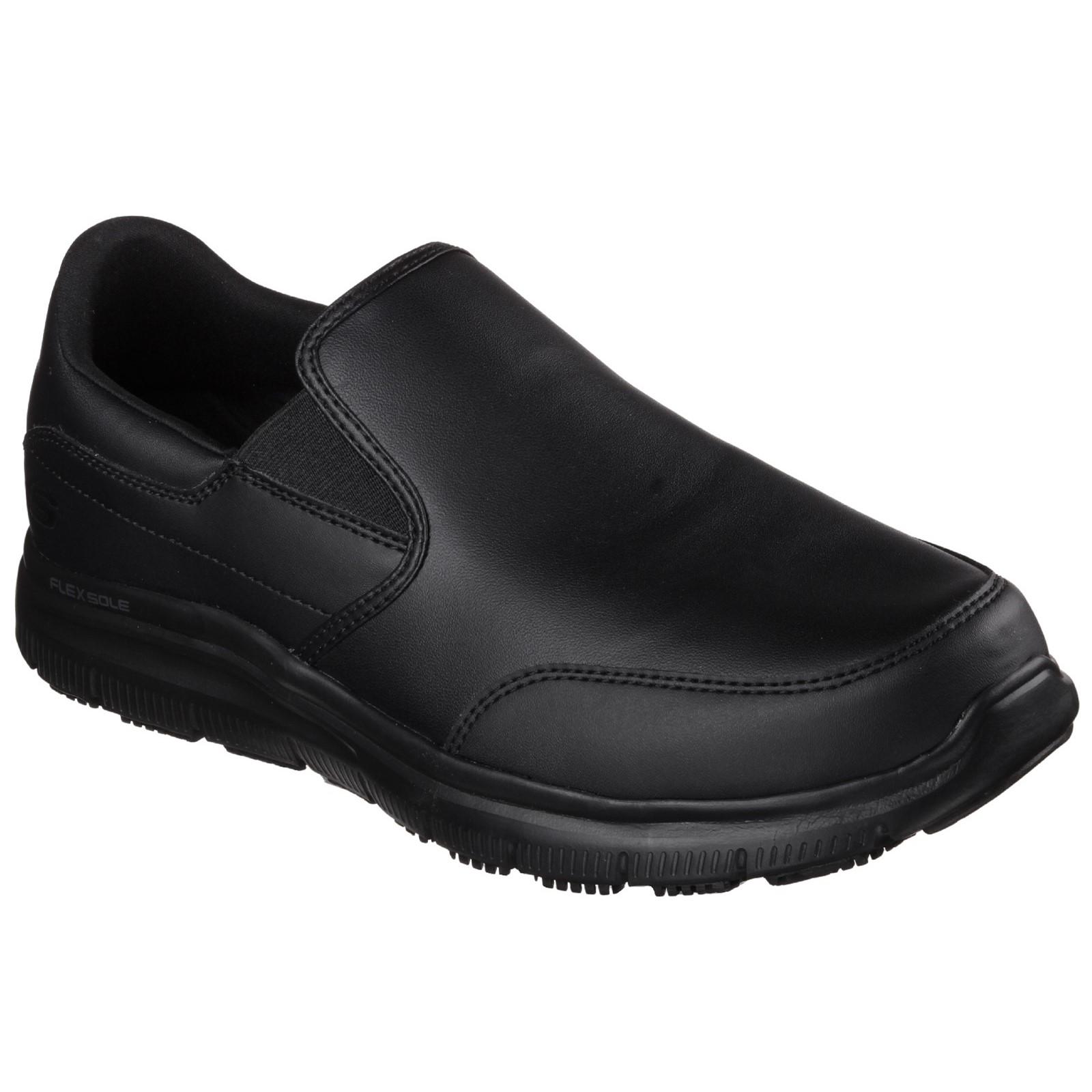 Skechers Workwear Flex Advantage SR Bronwood Occupational Shoe - Black in Black