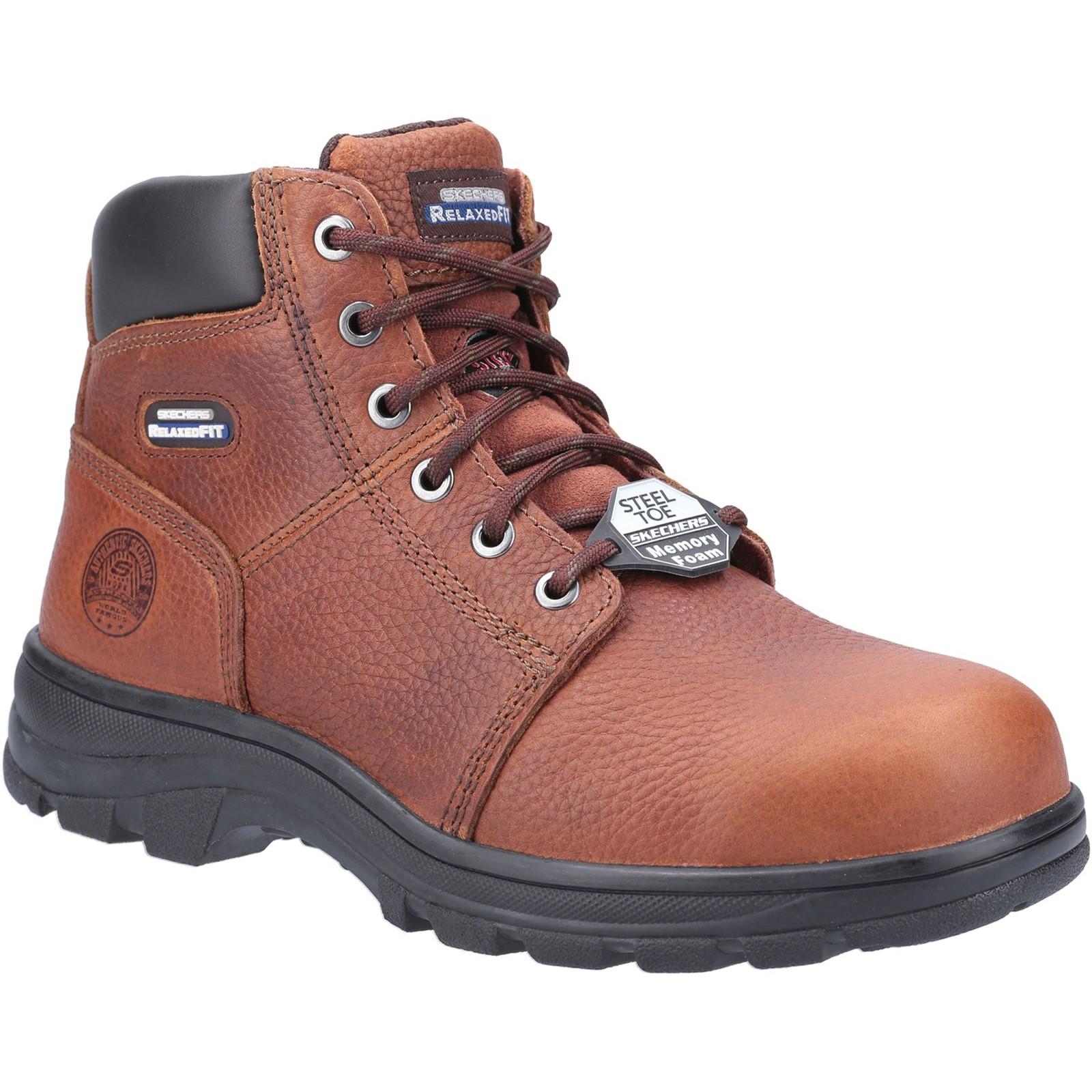 Skechers Workwear Workshire Safety Boot - Brown in Brown