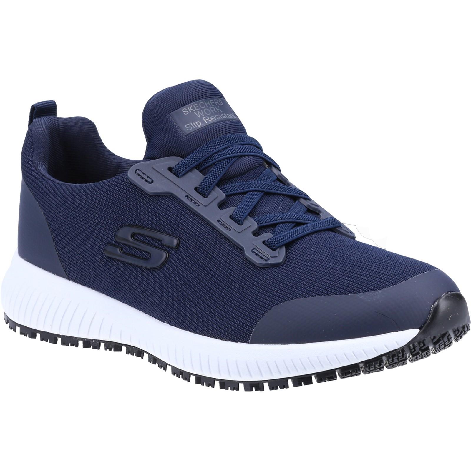 Skechers Workwear Squad SR Occupational Shoe - Navy in Navy