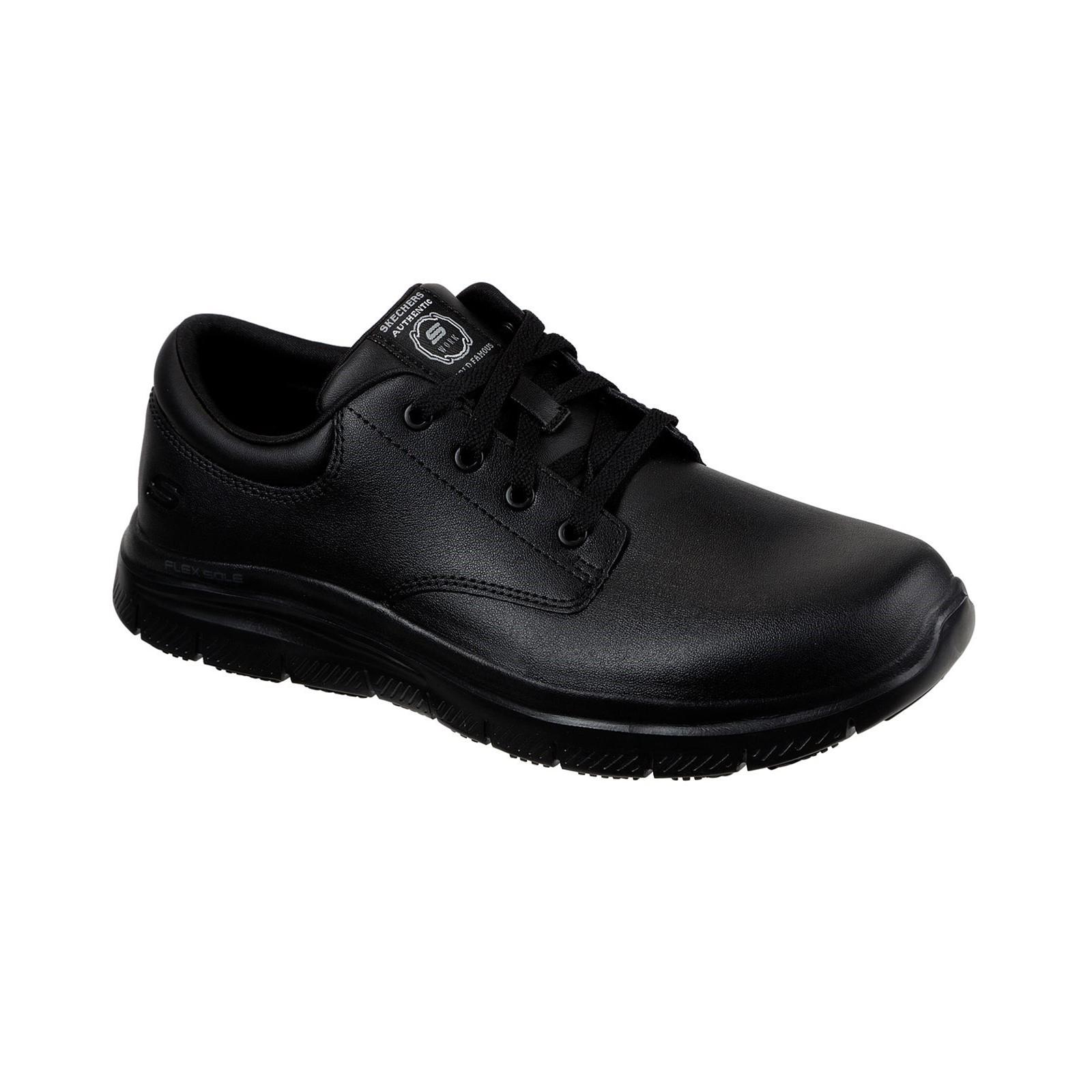 Skechers Workwear Flex Advantage - Fourche Sr Occupational Shoe - Black in Black