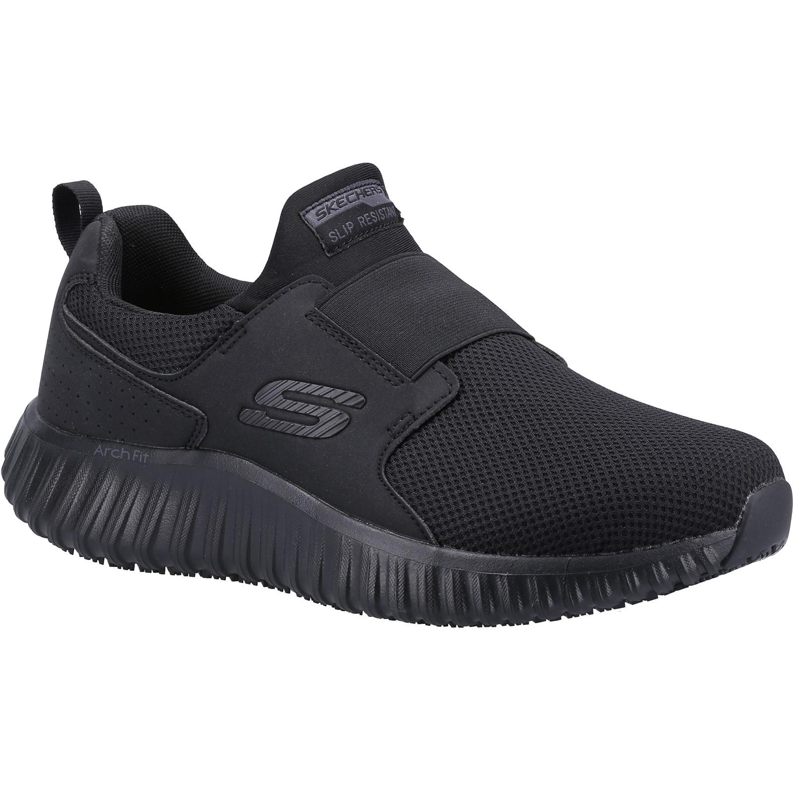 Skechers Workwear Cicades Occupational Shoe - Black in Black
