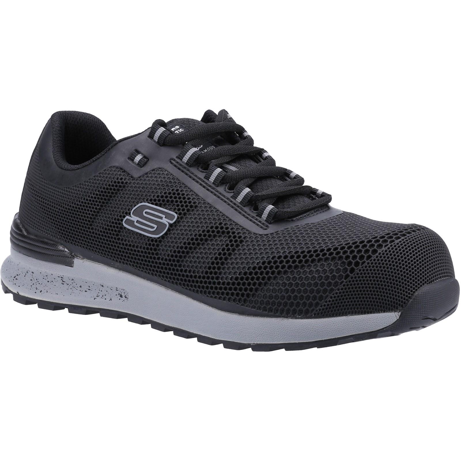 Skechers Workwear Bulklin Bragoo Safety Trainer - Black in Black