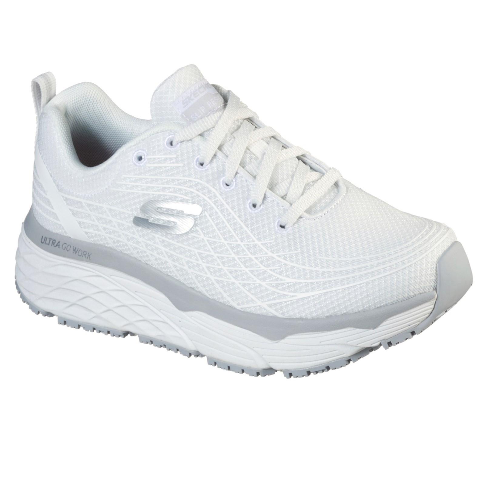 Skechers Workwear Max Cushioning Elite Sr Occupational Shoes - White in White