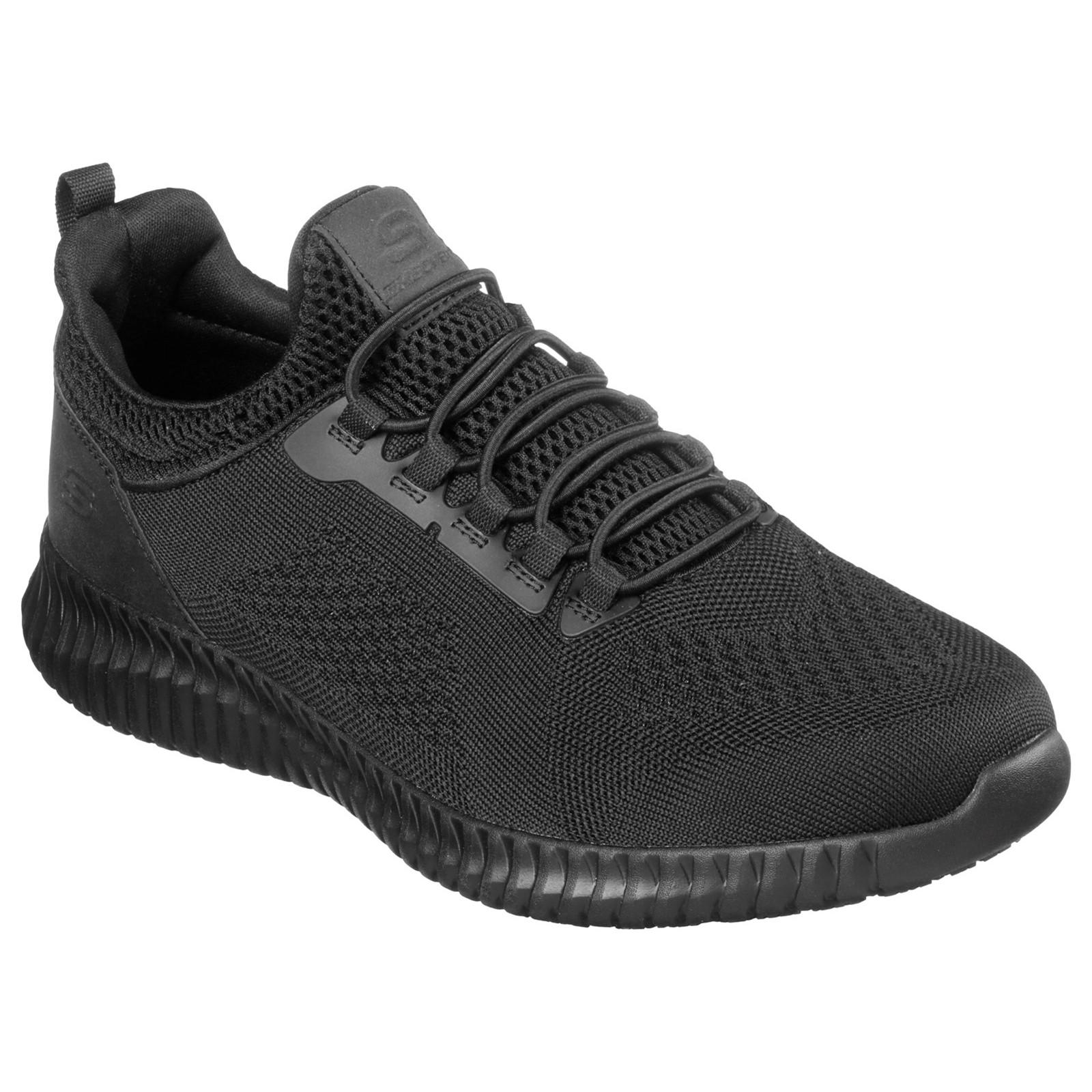 Skechers Workwear Cessnock Occupational Shoe - Black in Black