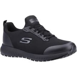 Skechers Workwear Squad Sr Wide Slip Resistant Occupational Shoe - Black