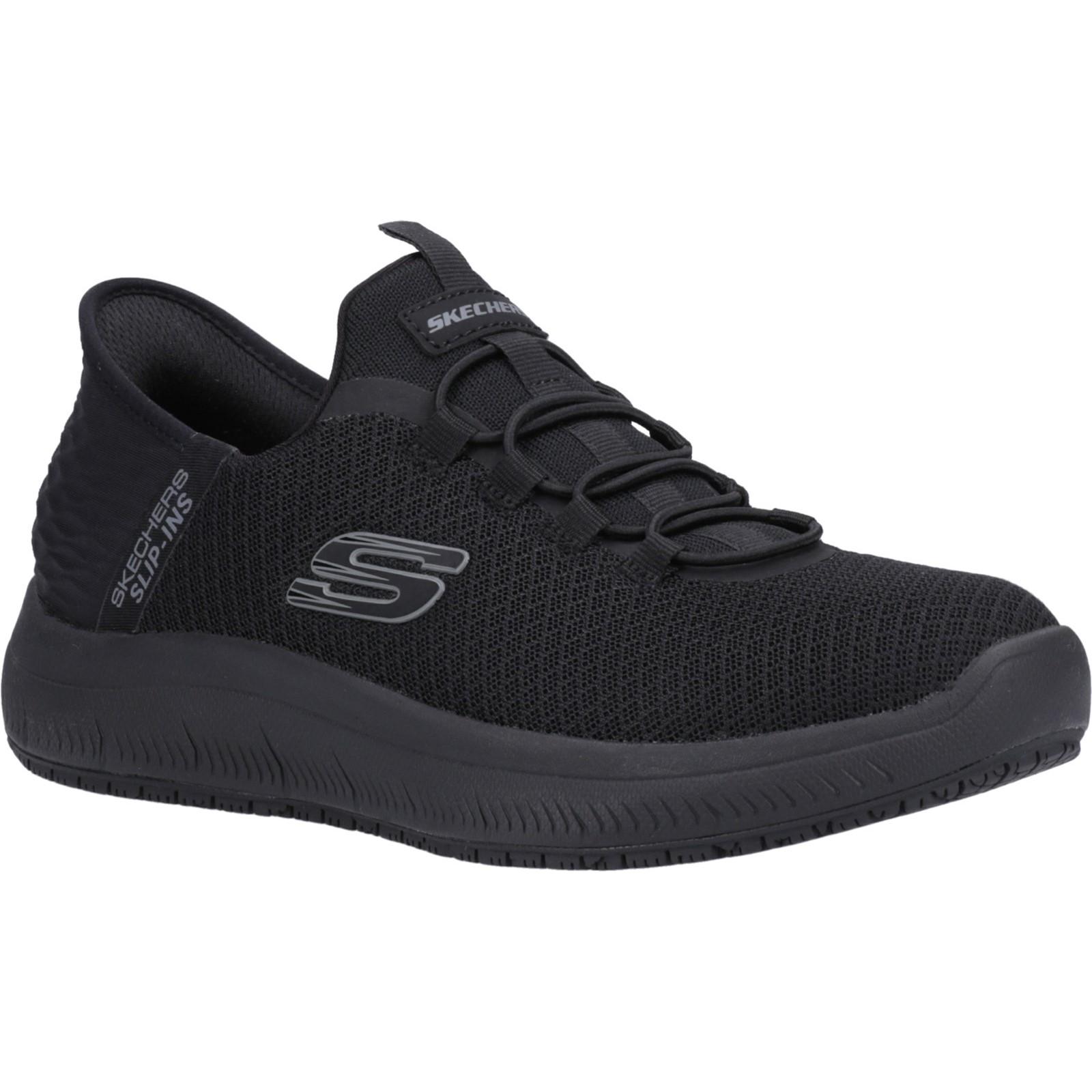 Skechers Workwear Skechers Workwear Summits - Colsin Occupational Shoe - Black in Black