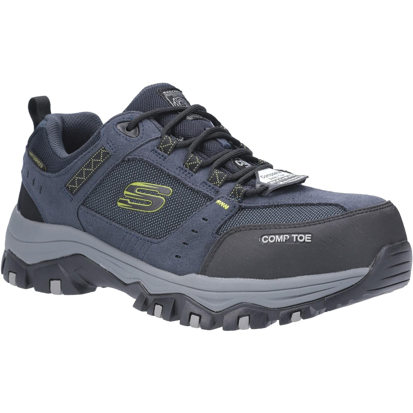 Skechers Workwear Greetah Safety Hiker with Composite Toe - Navy/Black in Navy/Black