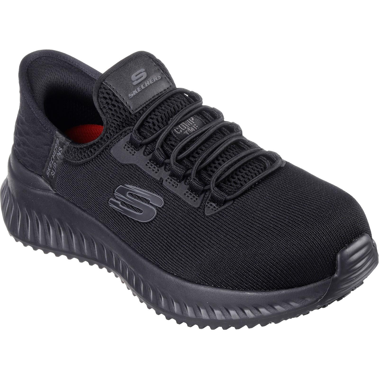 Skechers Workwear Tilido Ombray Safety Trainers - Black in Black