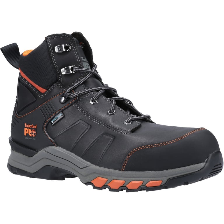 Timberland Pro Hypercharge Composite Safety Toe Work Boot - Black/Orange