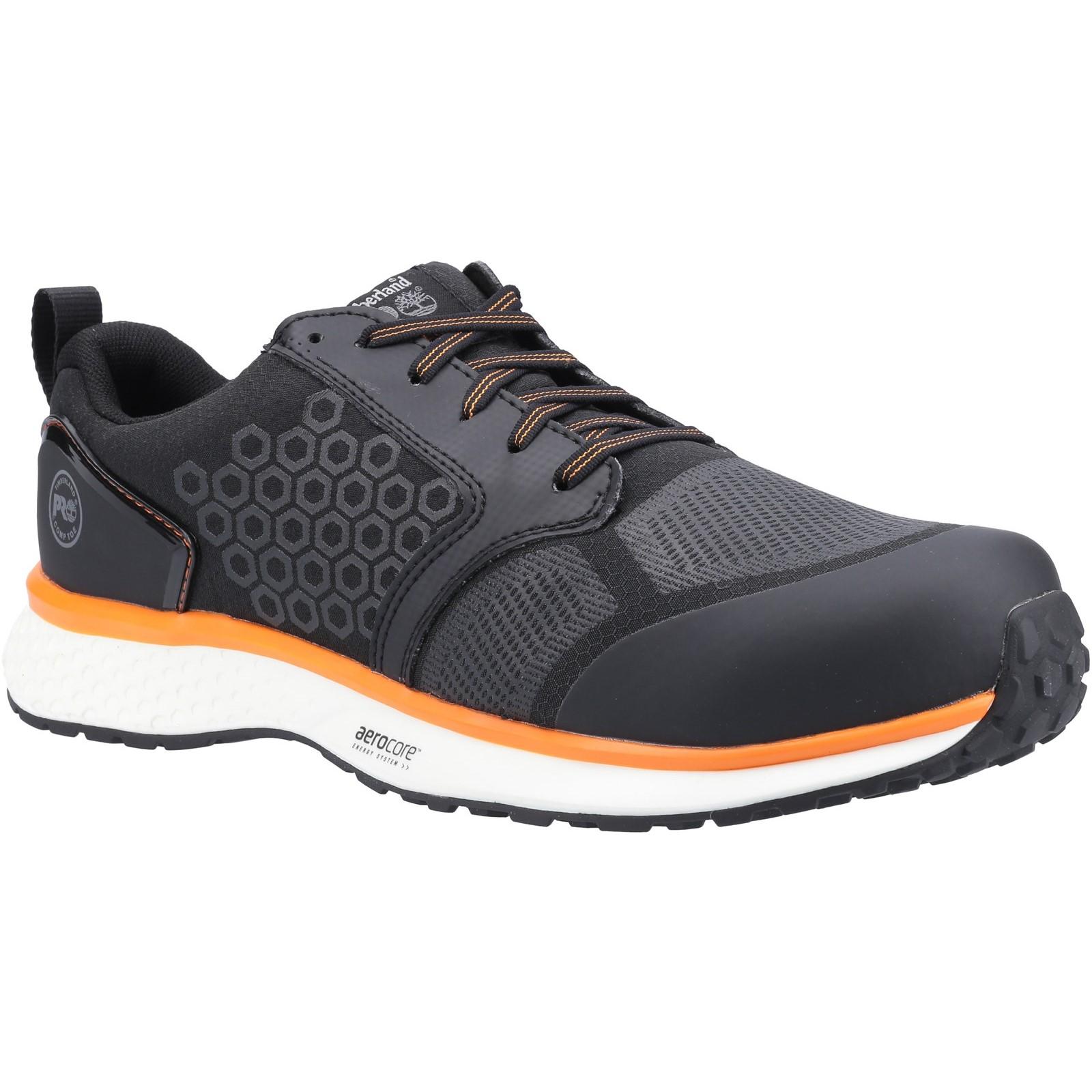 Timberland Pro Reaxion Composite Safety Trainer - Black/Orange in Black/Orange