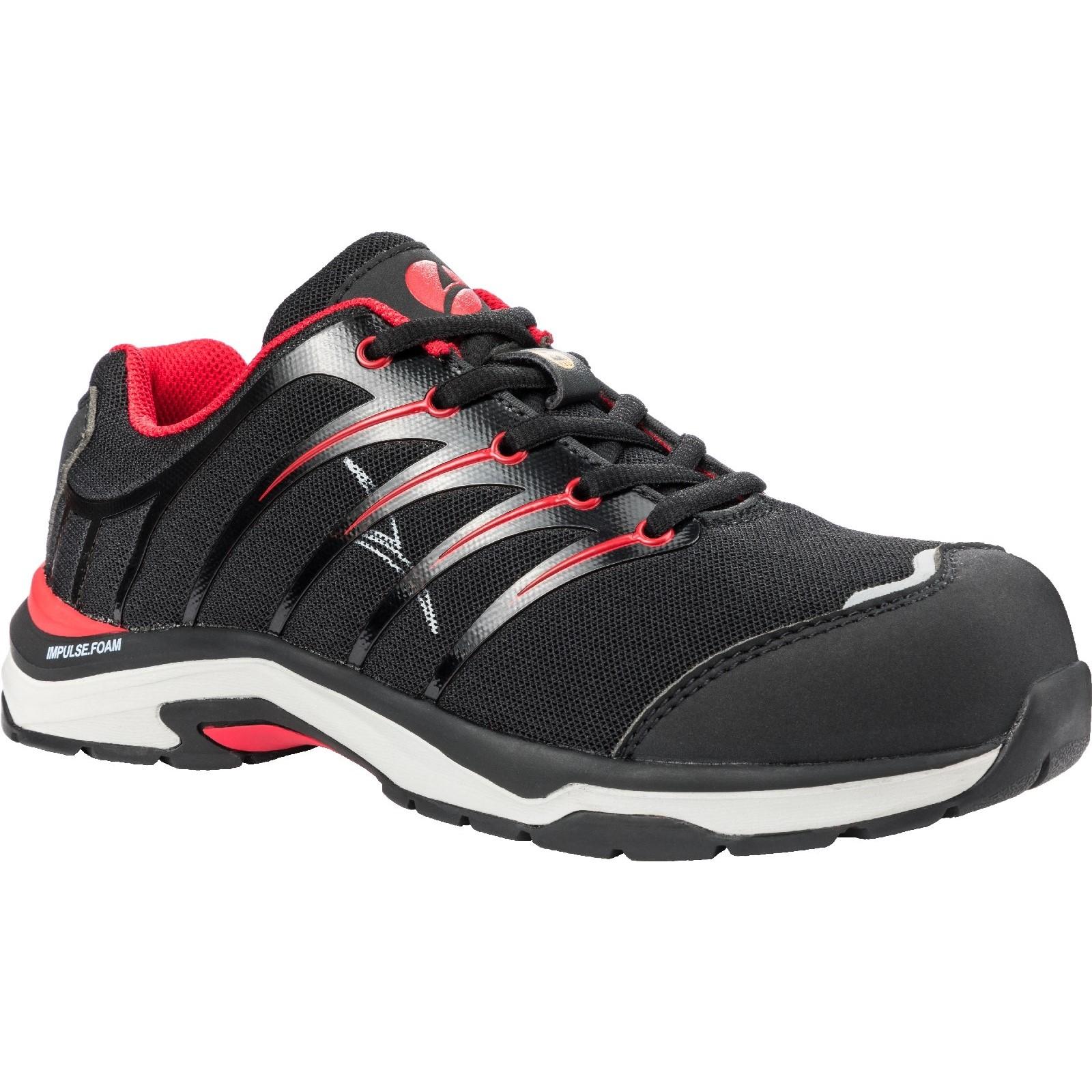 Albatros Twist Low Safety Shoe - Black/Red