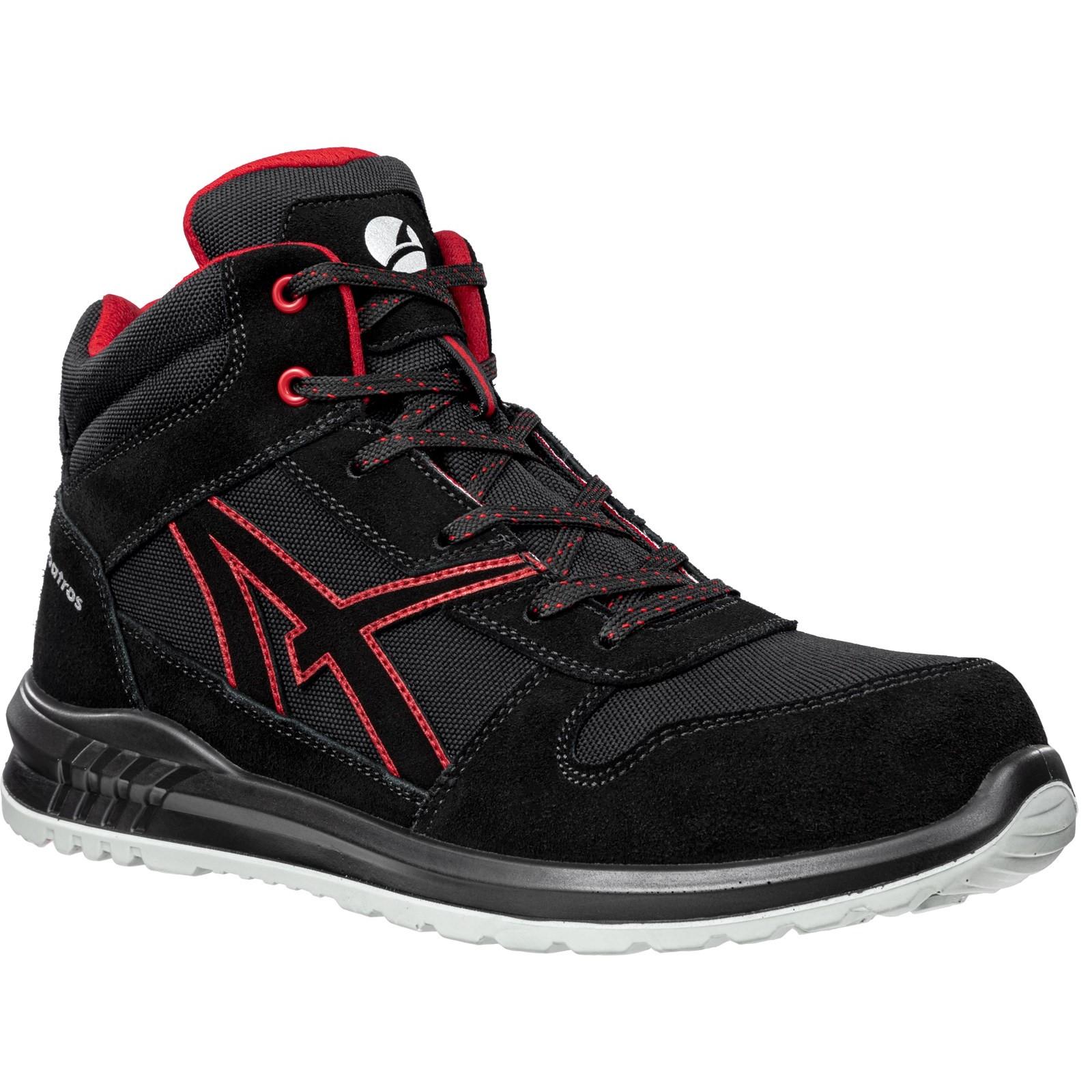 Albatros Clifton Mid Safety Boot - Black/Red