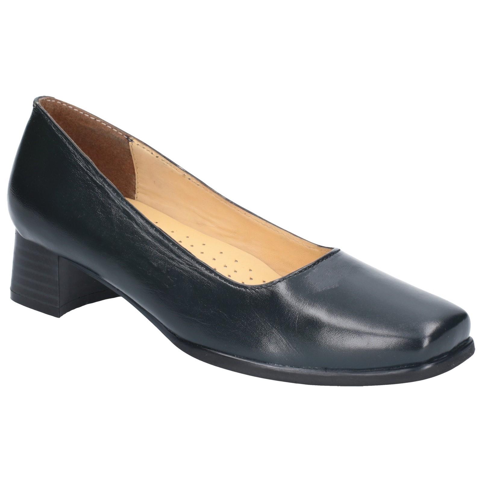 Amblers Walford Ladies Wide Fit Court - Navy in Navy