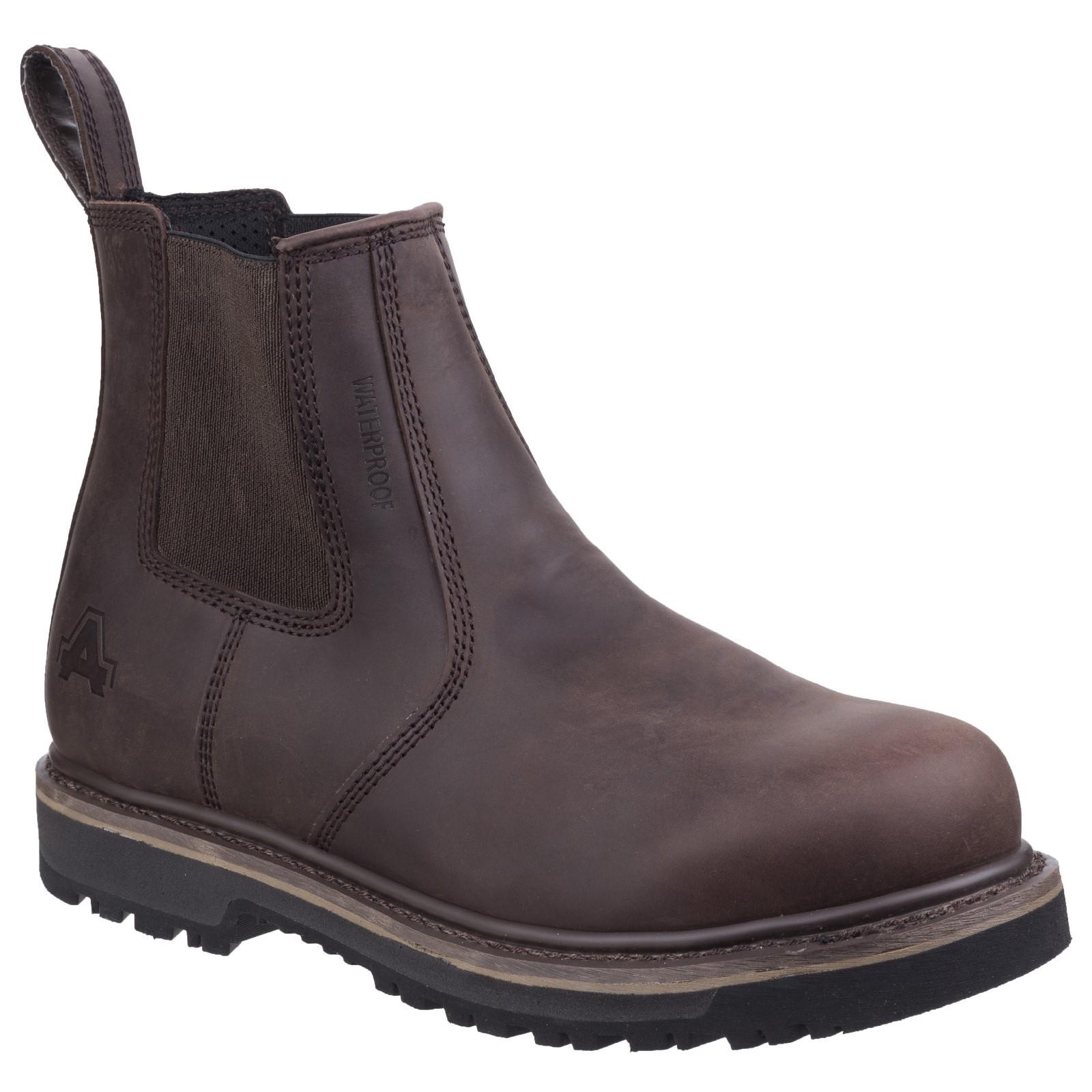 Amblers Carlisle Dealer Boot - Brown in Brown