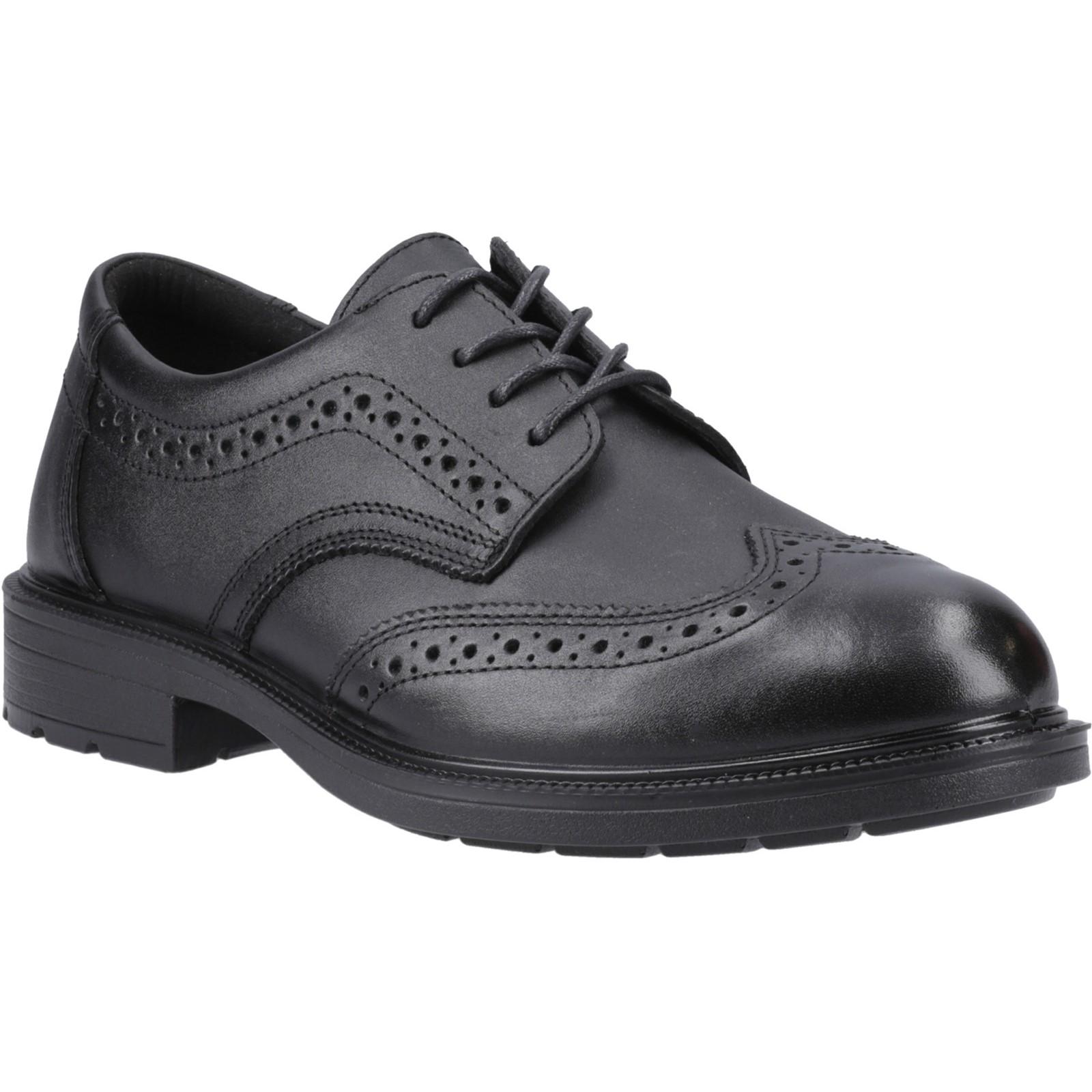 Amblers Cambridge Occupational Safety Shoe - Black in Black